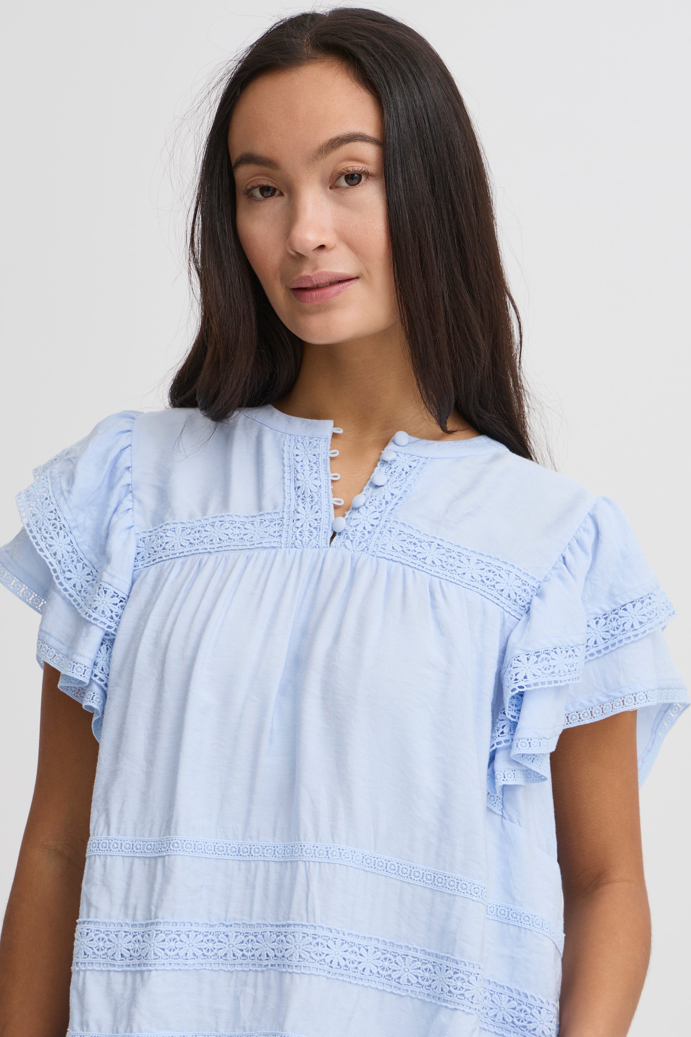 IRDEMI Kurzarm-Bluse LOOKBOOK DETAIL 20122628-144110