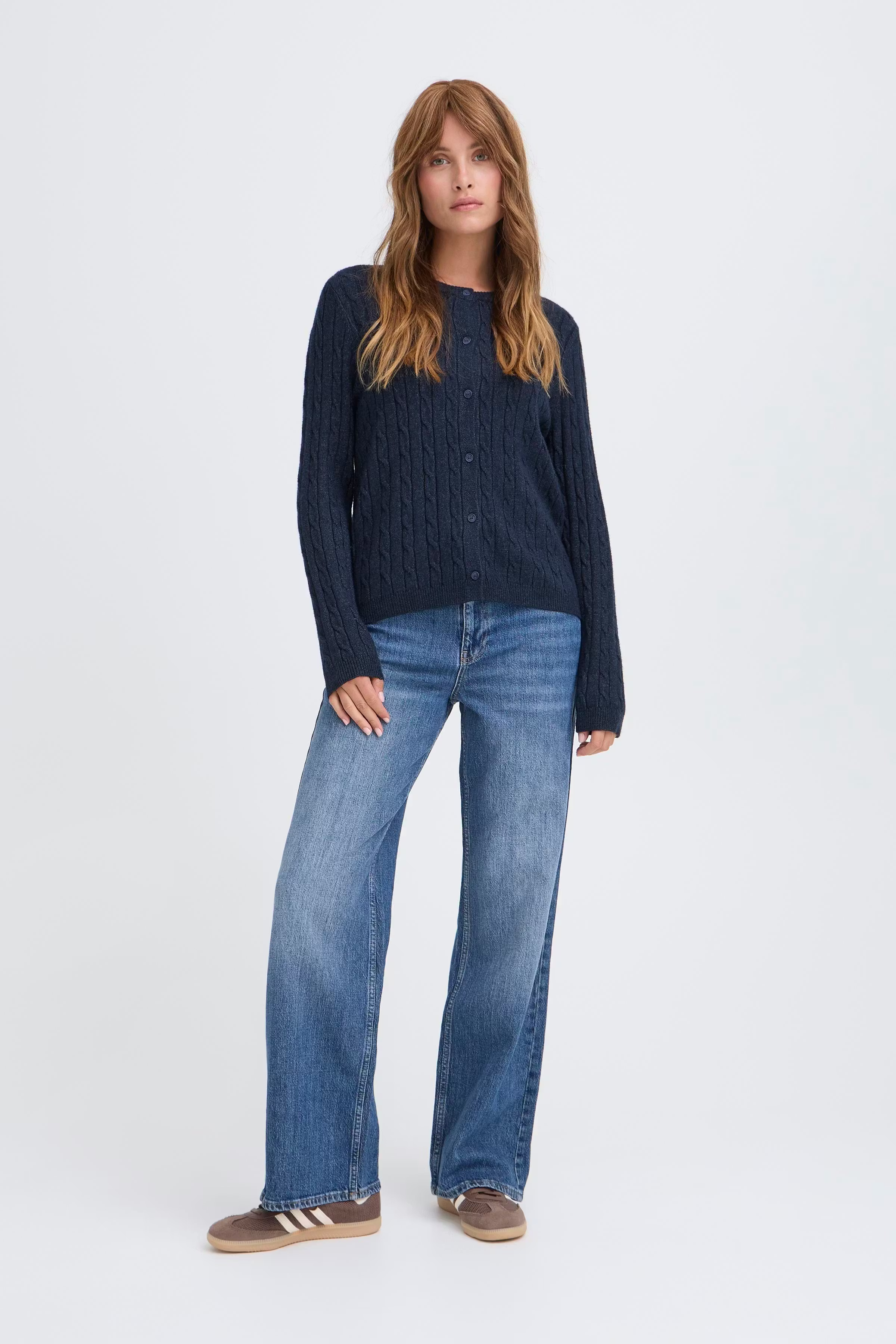 PZSTEFFI Cardigan LOOKBOOK FRONT 50210173-1940201