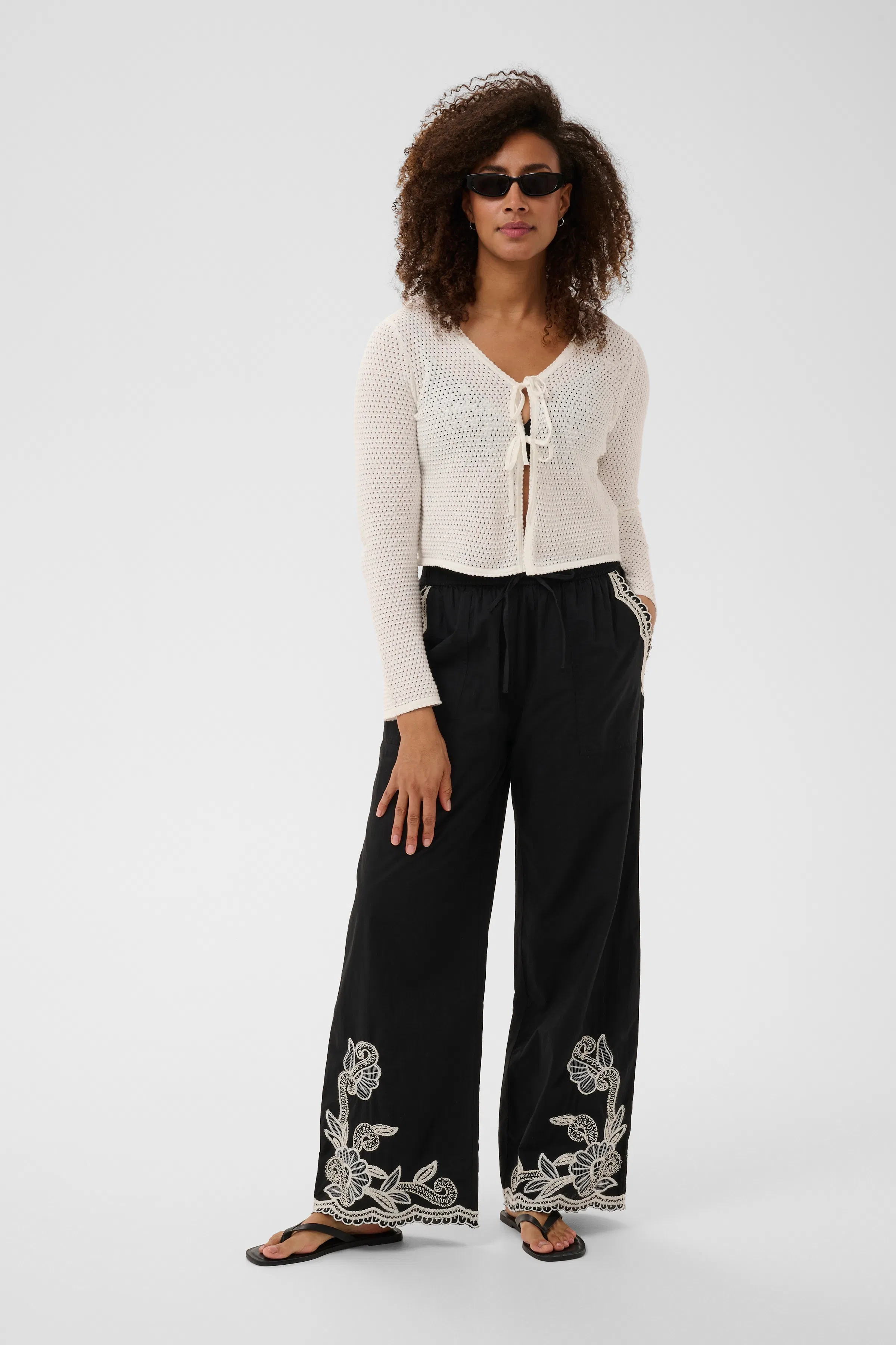 RosefinaPW Cardigan LOOKBOOK FRONT 30310648-110701
