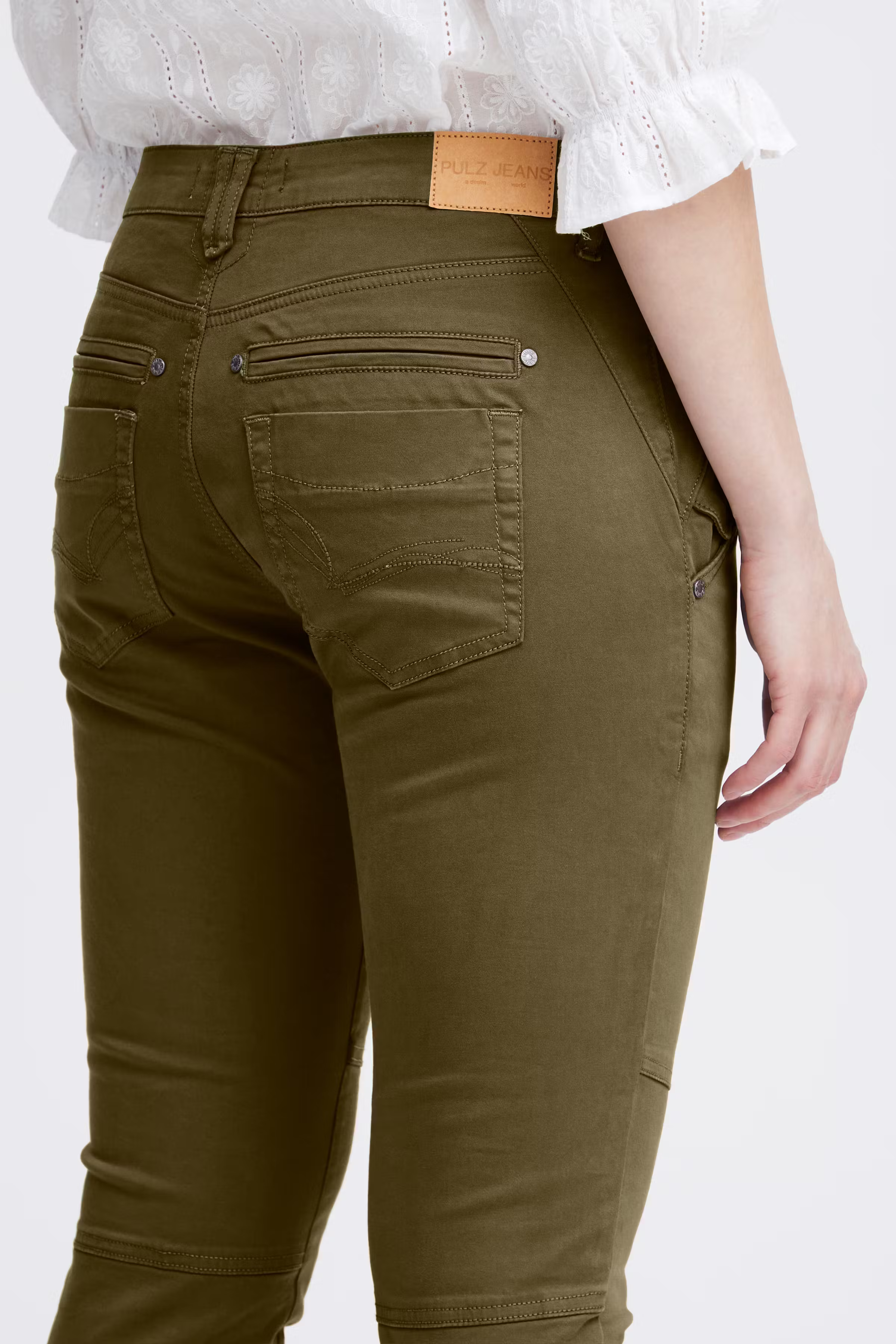 PZFAYLINN Mid Waist Skinny Leg Broek LOOKBOOK DETAIL 50207985-190510