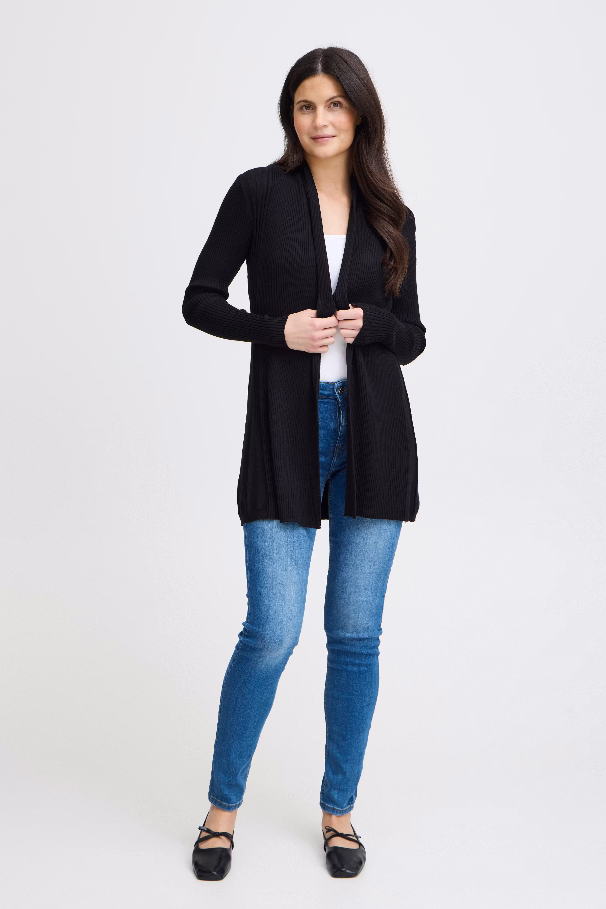 Strikket cardigan LOOKBOOK FRONT 600778-60096