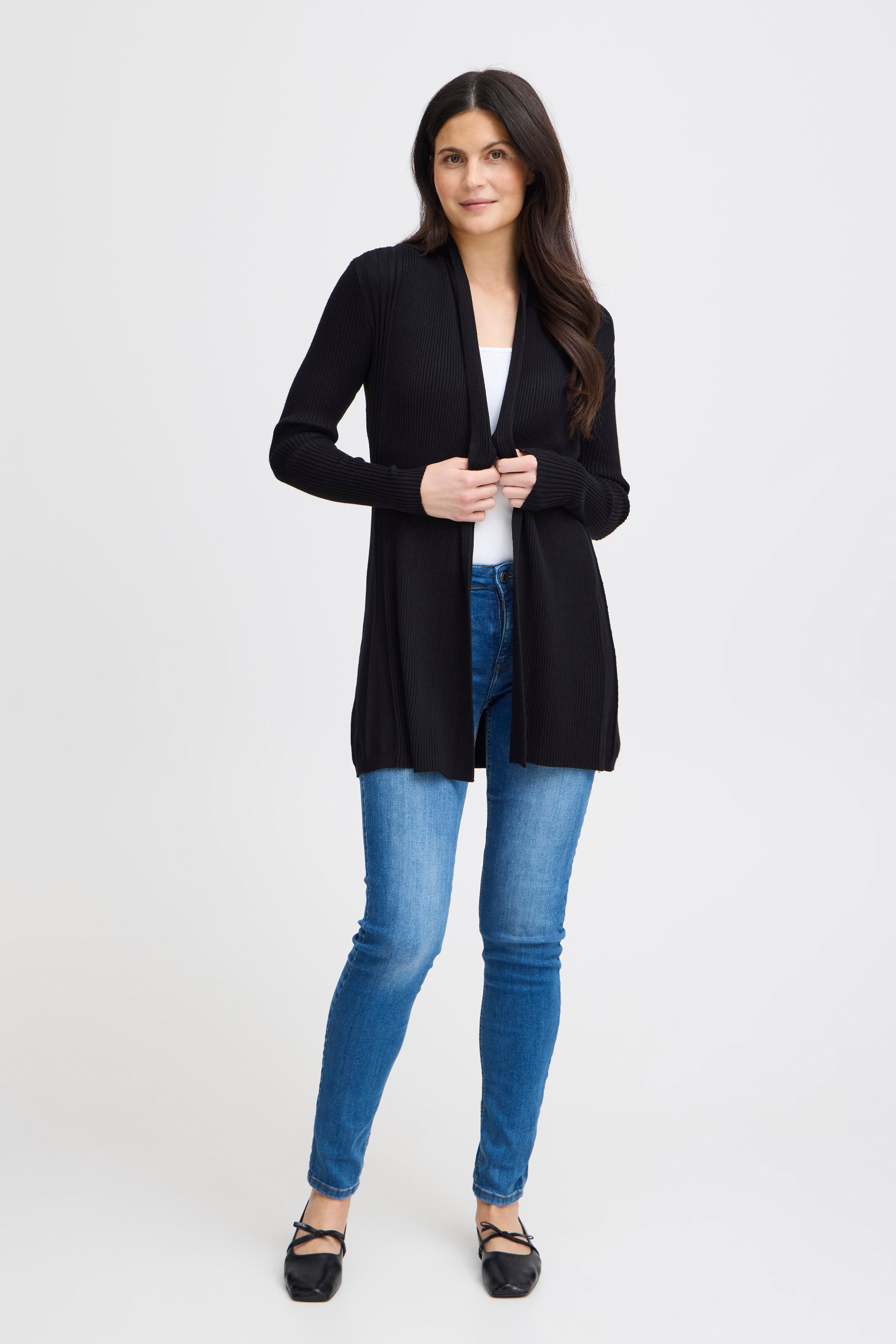 Strikket cardigan LOOKBOOK FRONT 600778-60096