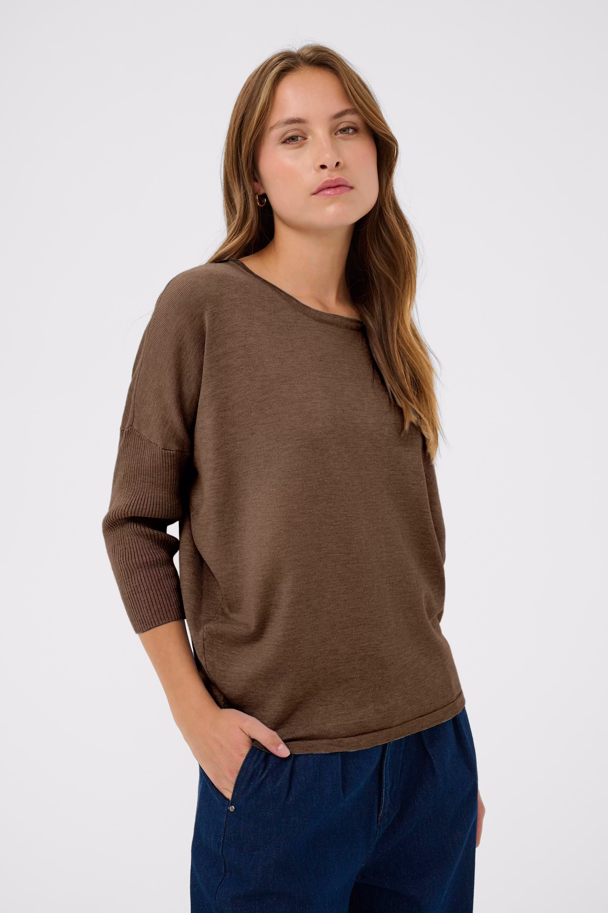 MilaSZ R-Neck Pullover LOOKBOOK FRONT 30500003-1912241