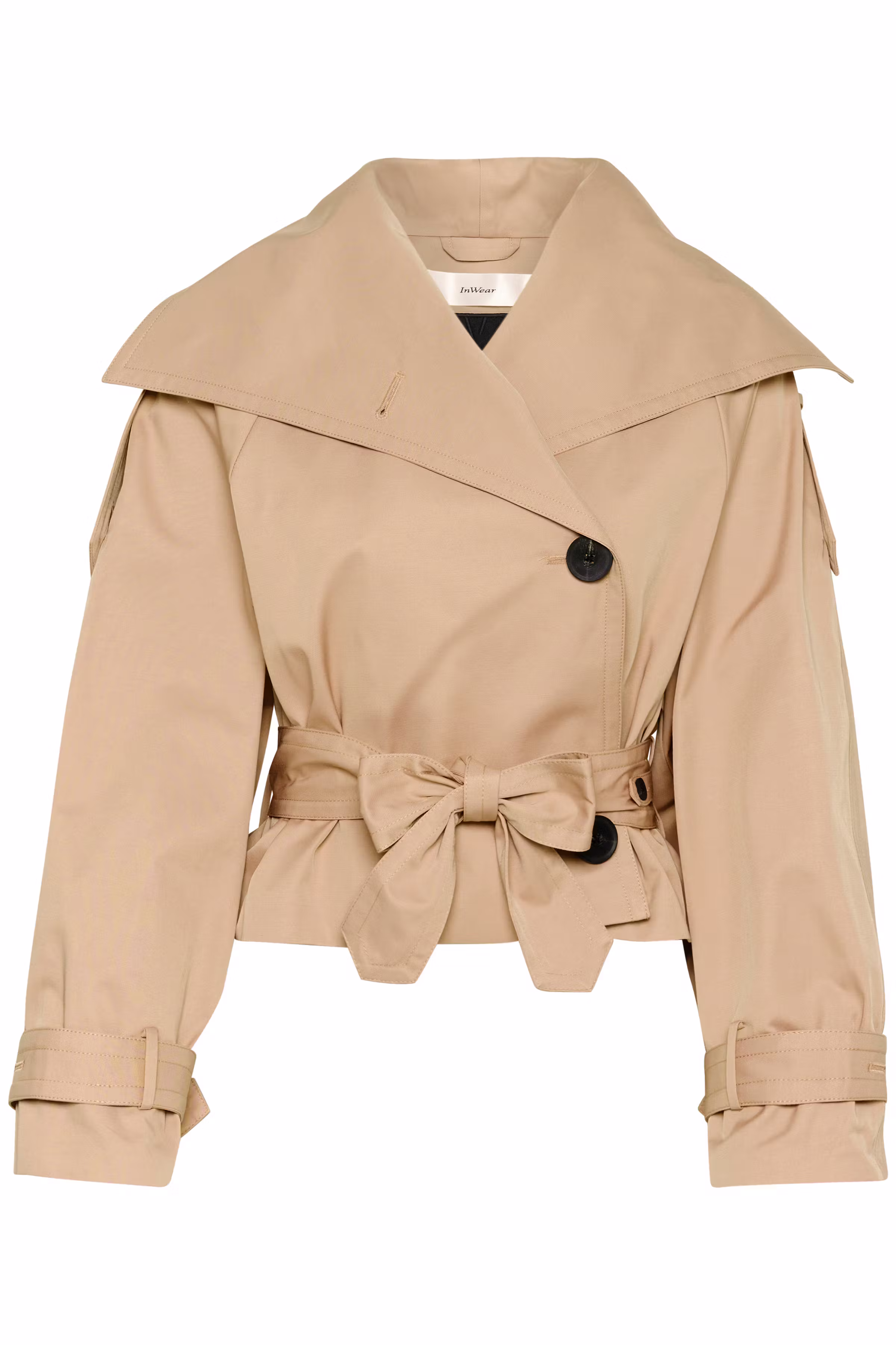 UmayaIW Kort trenchcoat PACK FRONT 30110021-171320