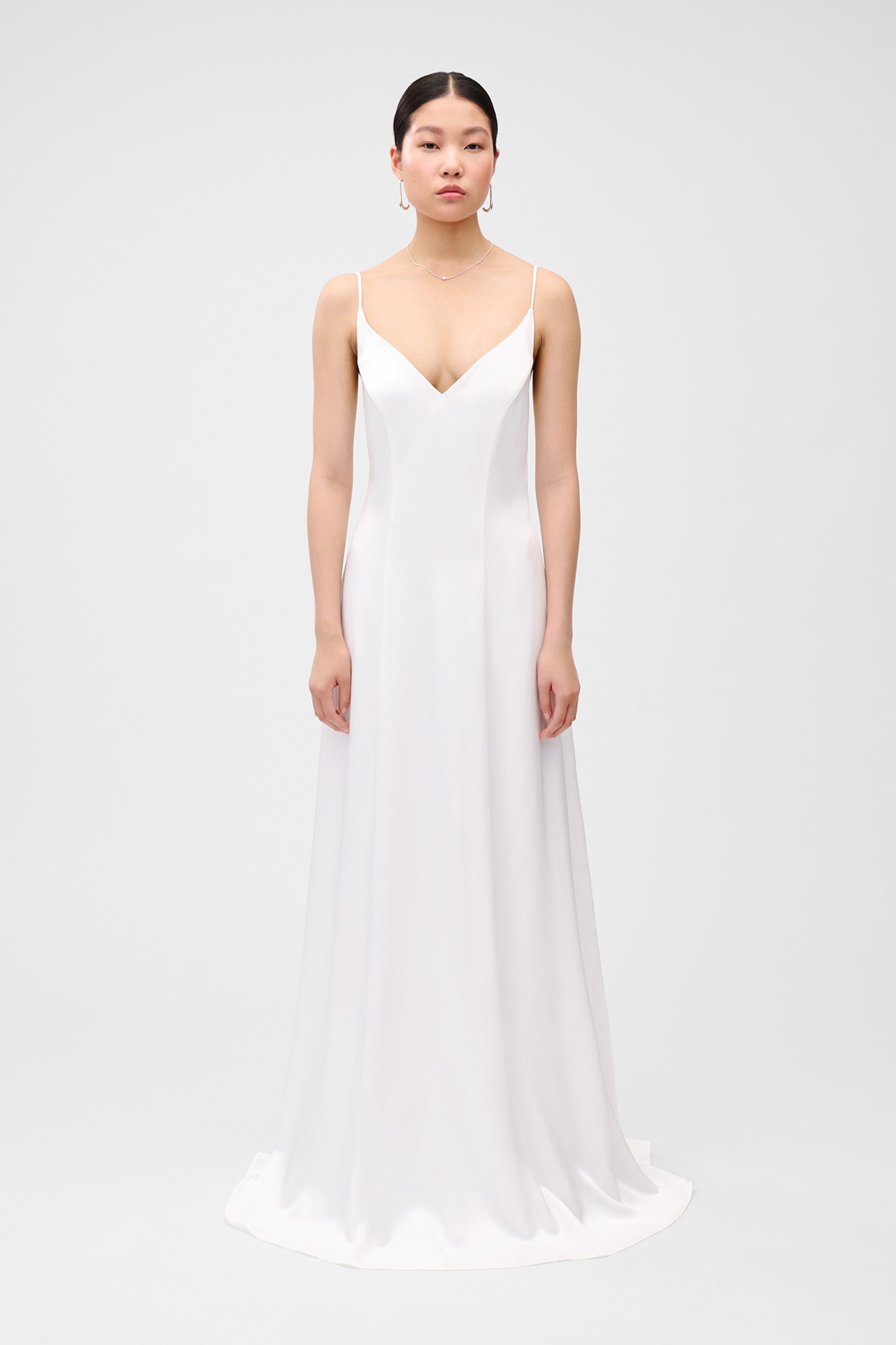 IONOEMY DRESS IN SNOW WHITE COLOUR