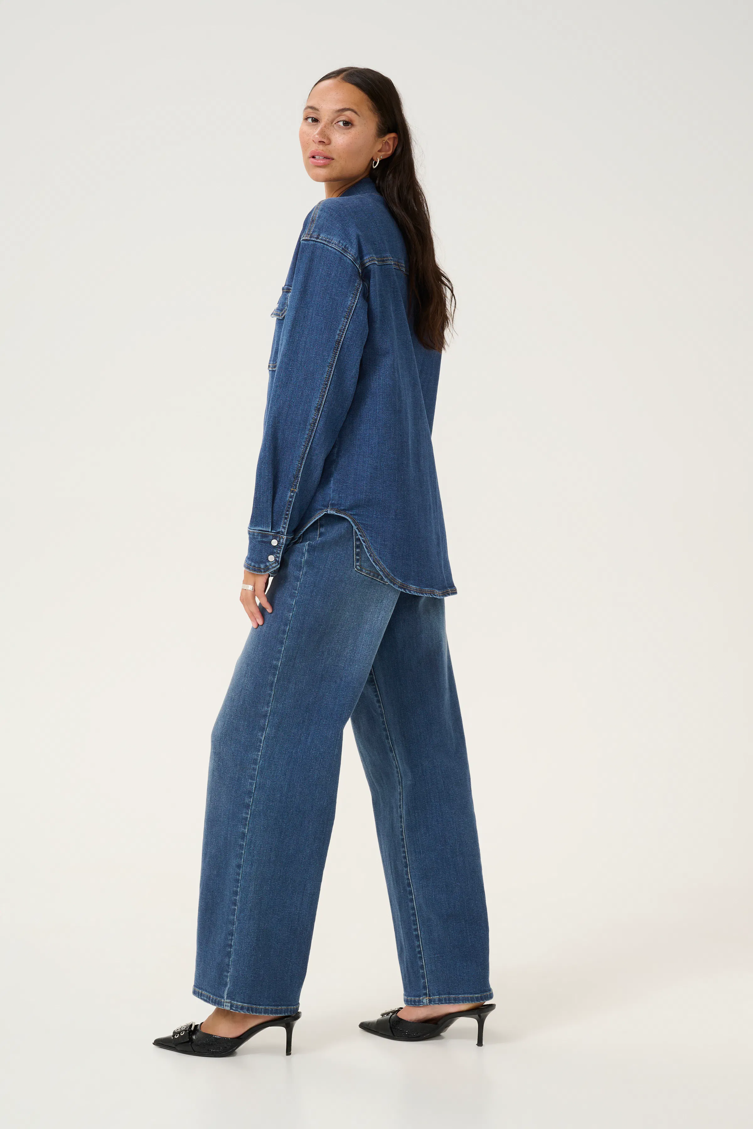 KAsinem Denimskjorte LOOKBOOK BACK 10509787-102272