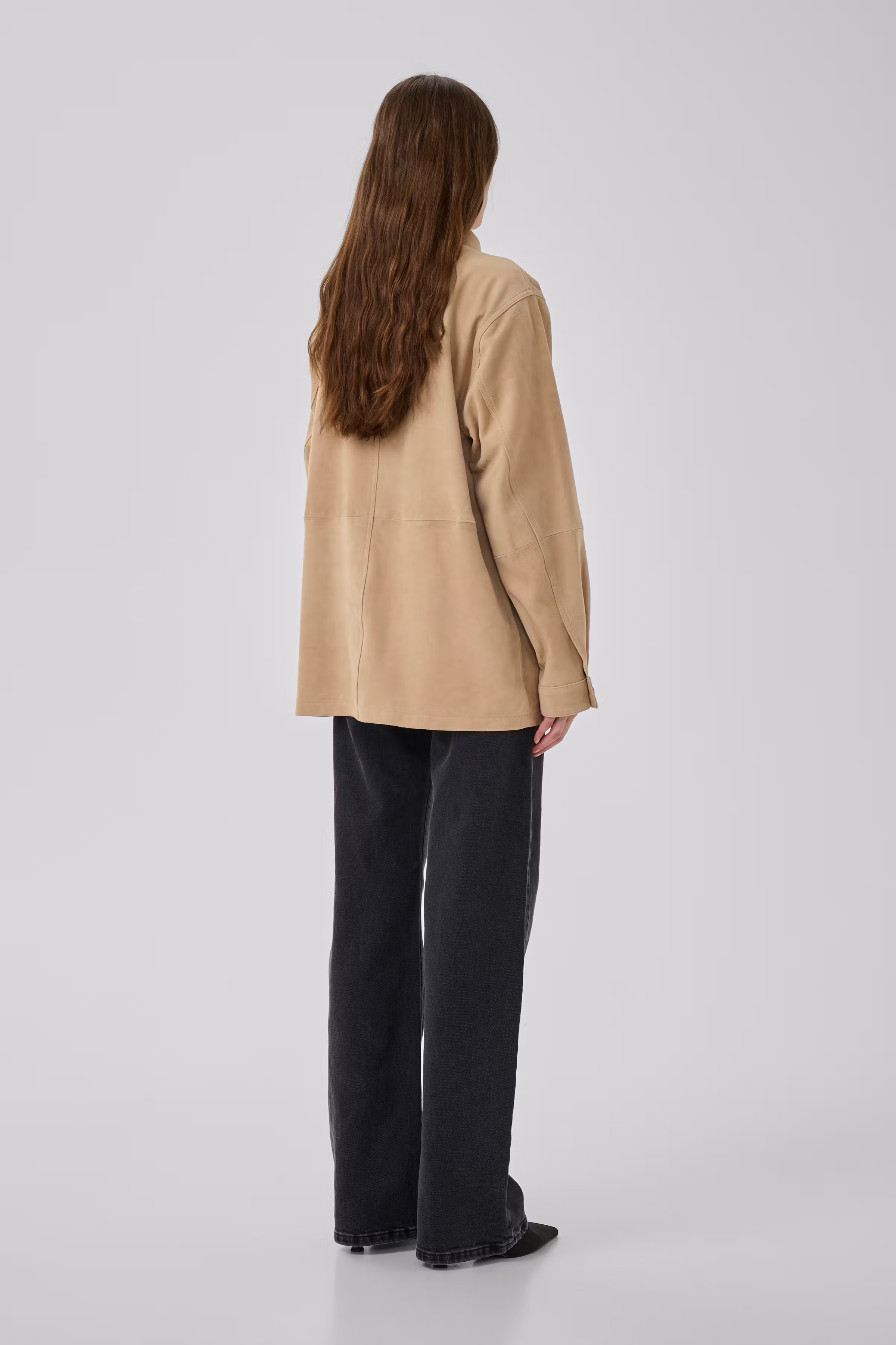 OllyMW Suede Jacket LOOKBOOK BACK 10705103-131105