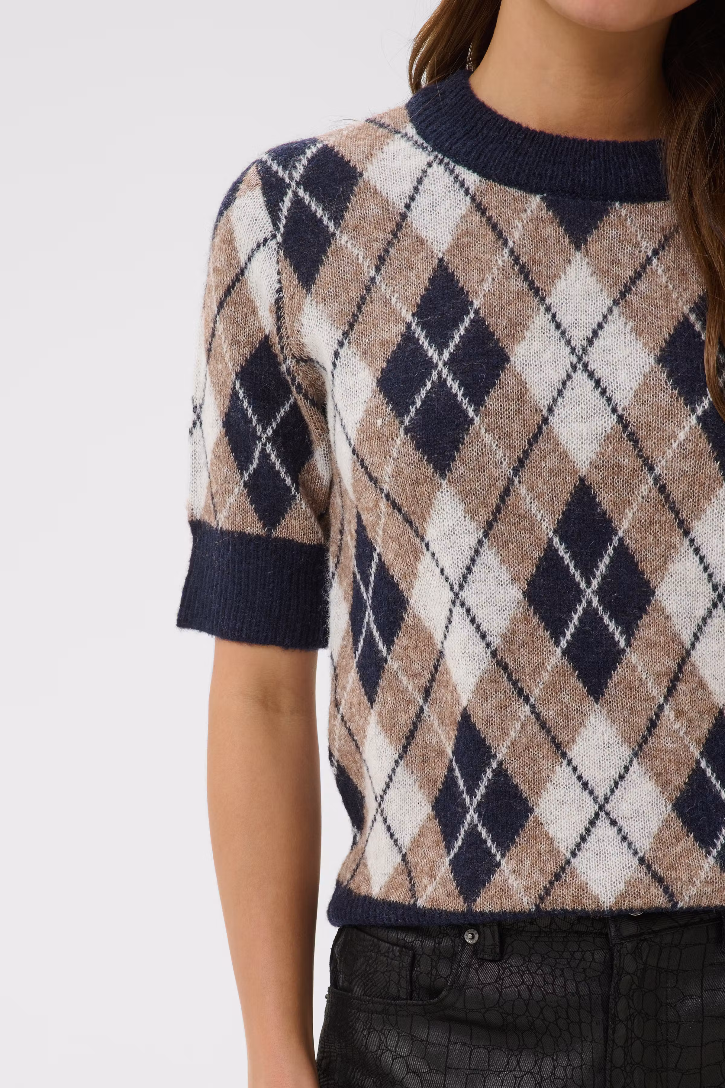 KAharlow Argyle Pullover i ullblanding LOOKBOOK DETAIL 10512427-1000645
