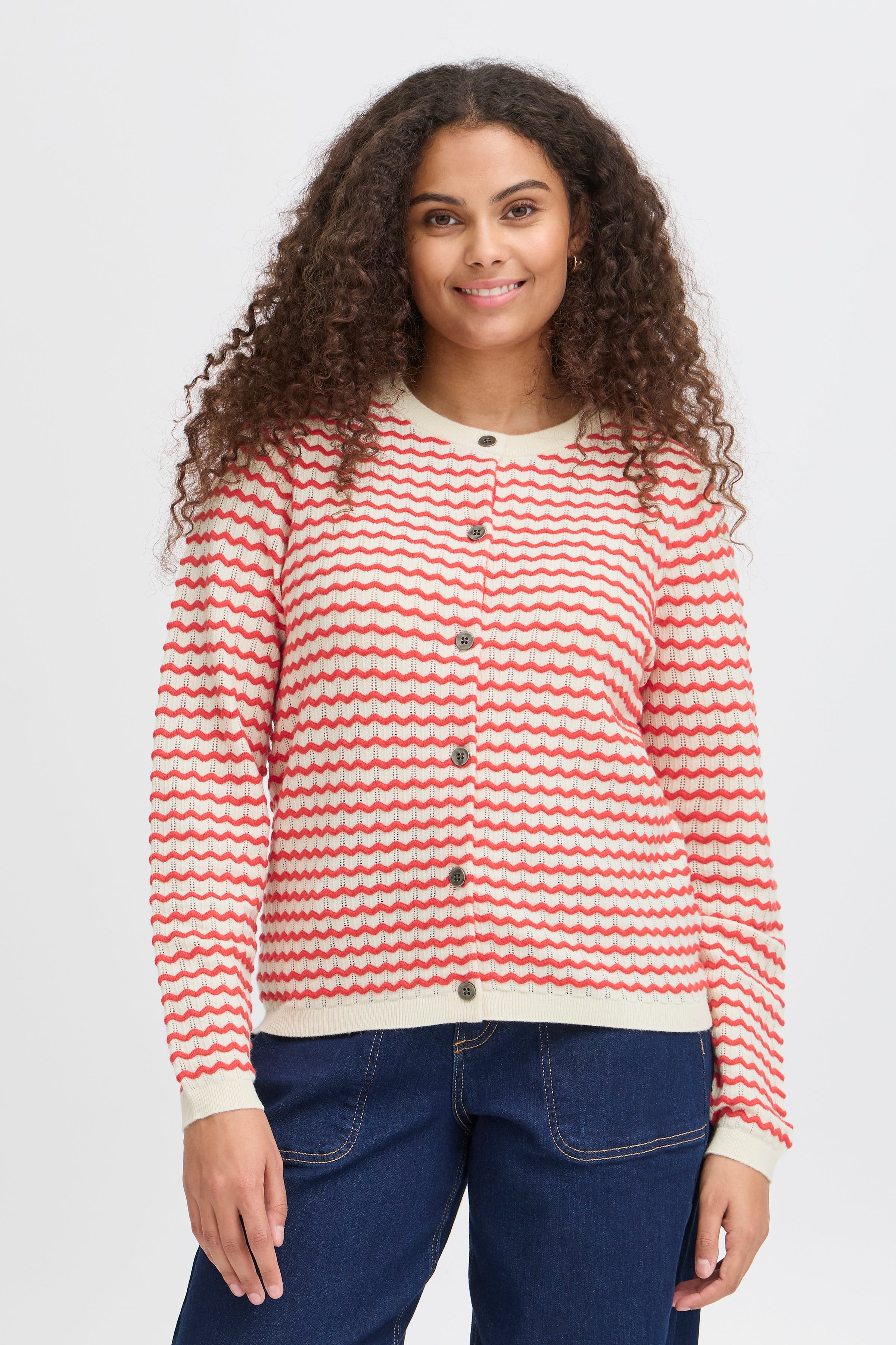 FRLUMA Strickjacke LOOKBOOK FRONT 20615583-201203