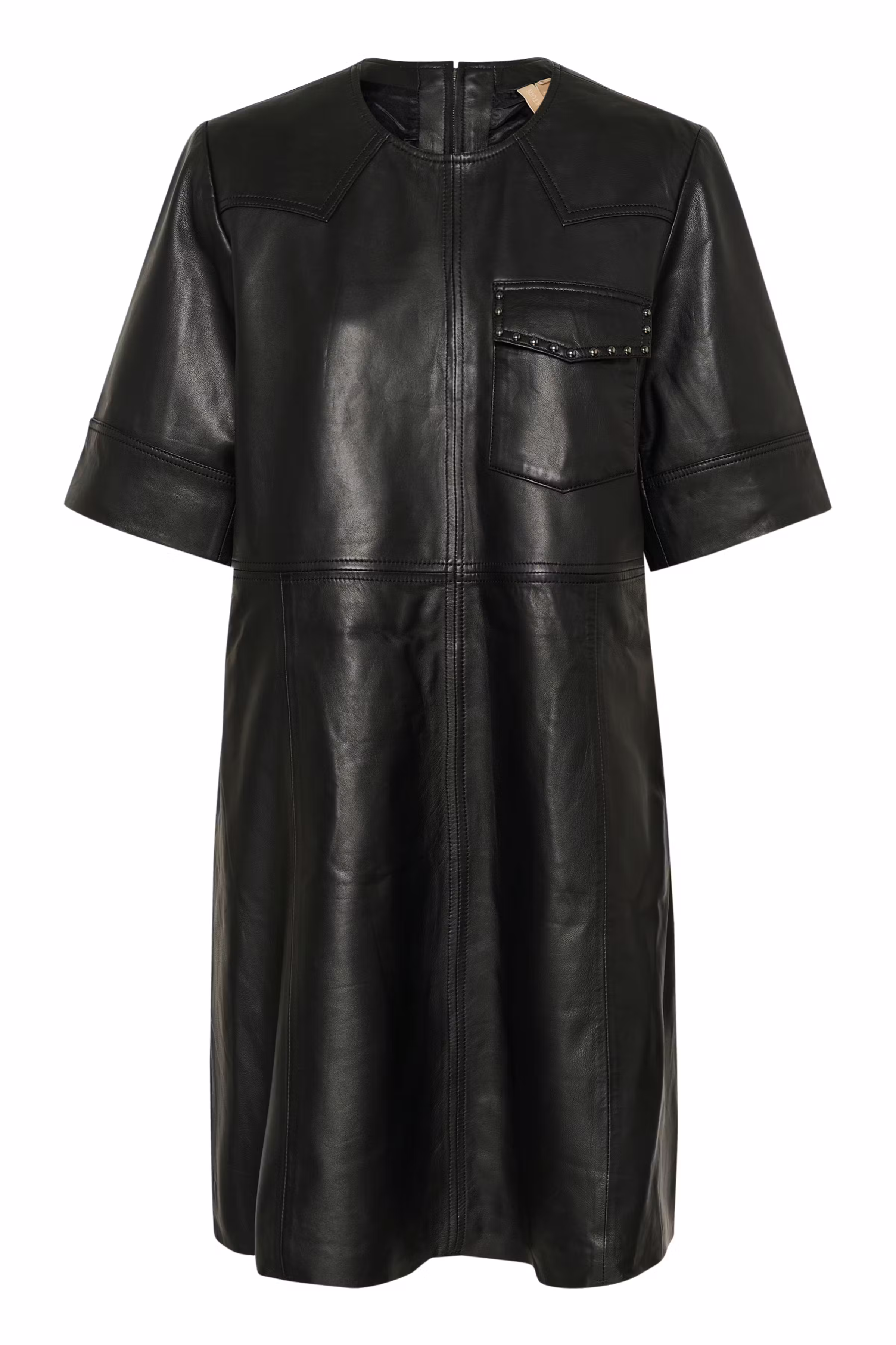 CUclaudette Leather dress PACK FRONT 50111499-500012