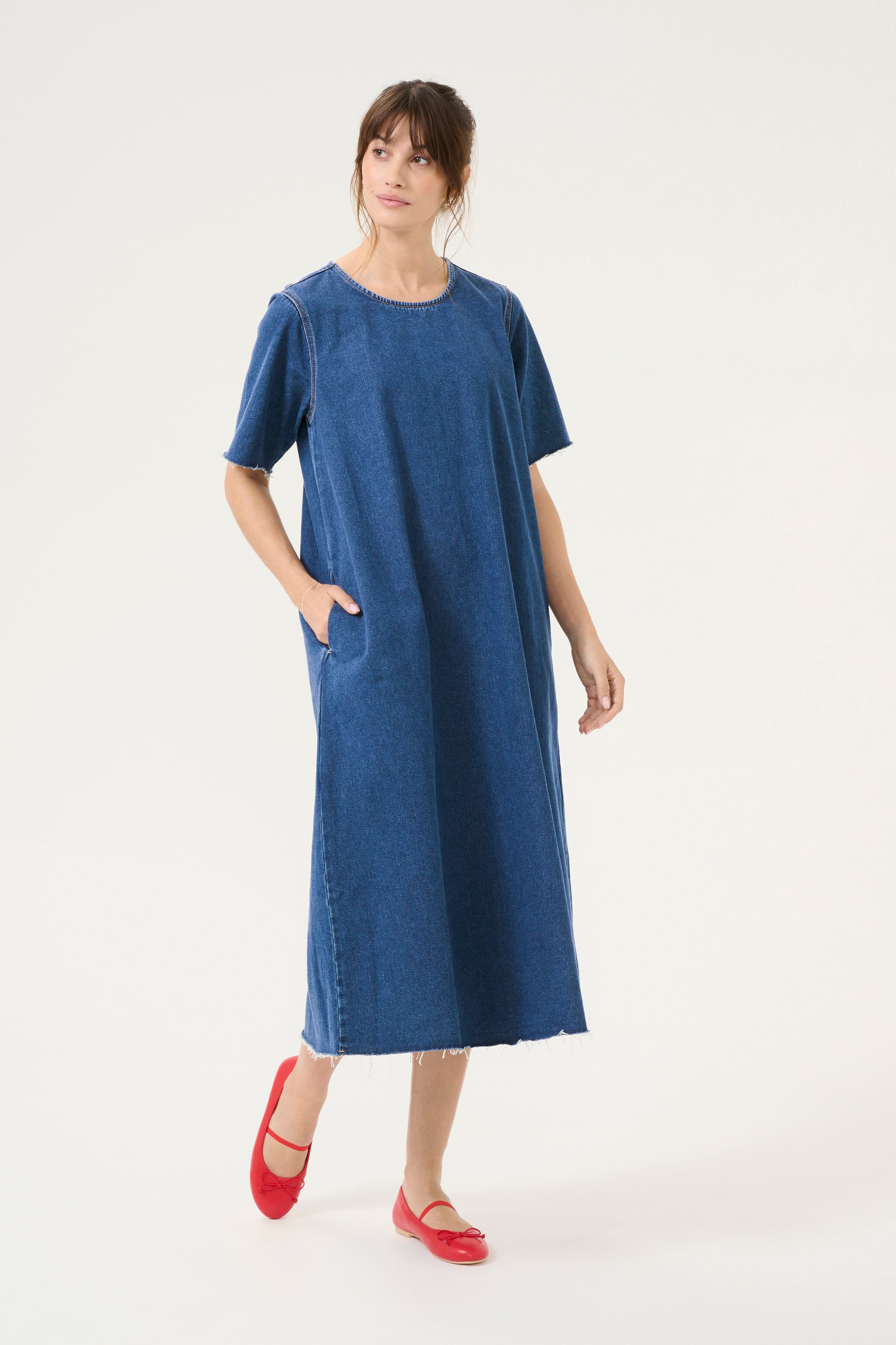 CUevea Jeansklänning LOOKBOOK FRONT 50111377-500028