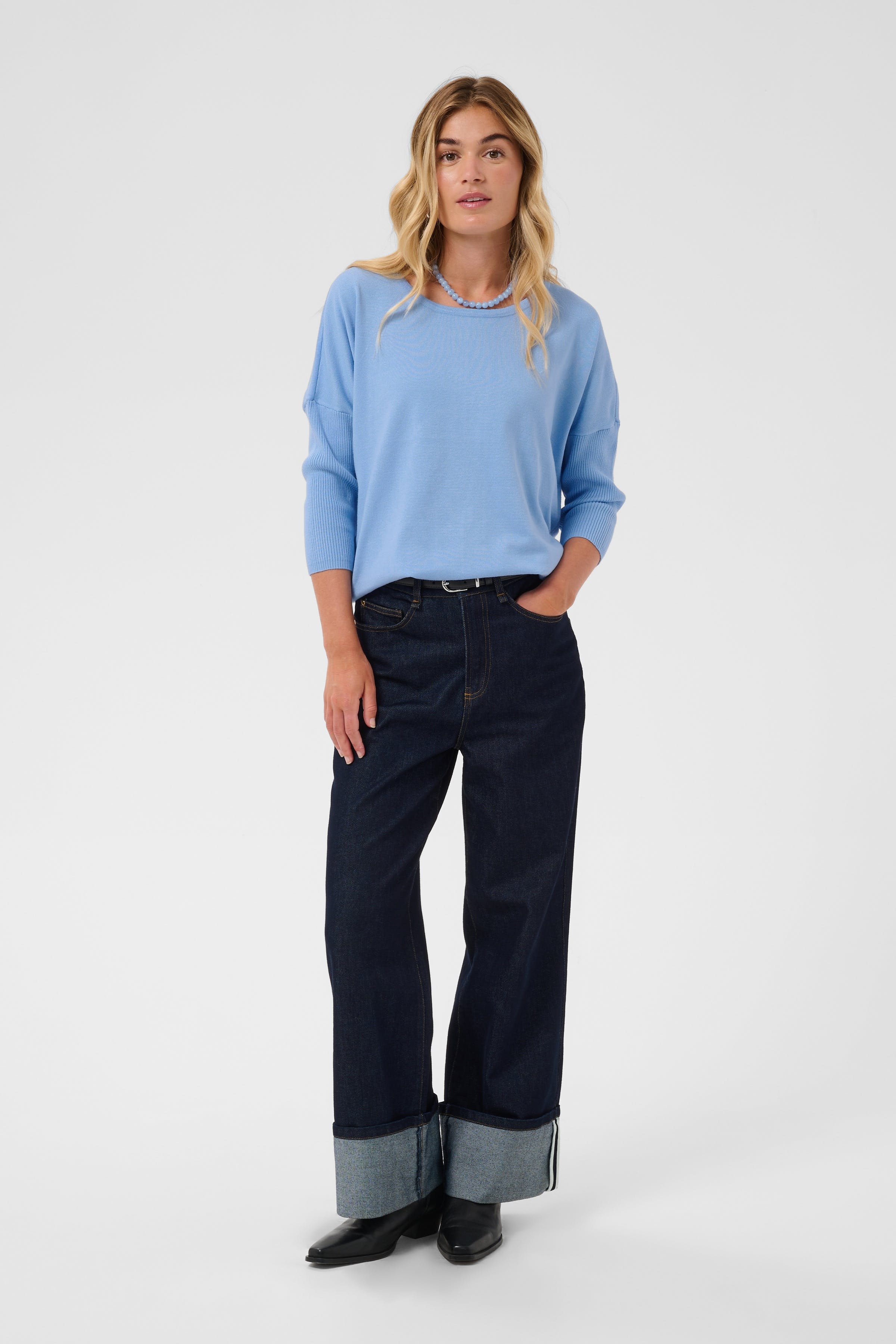 MilaSZ R-Neck Pullover LOOKBOOK FRONT 30500003-153919