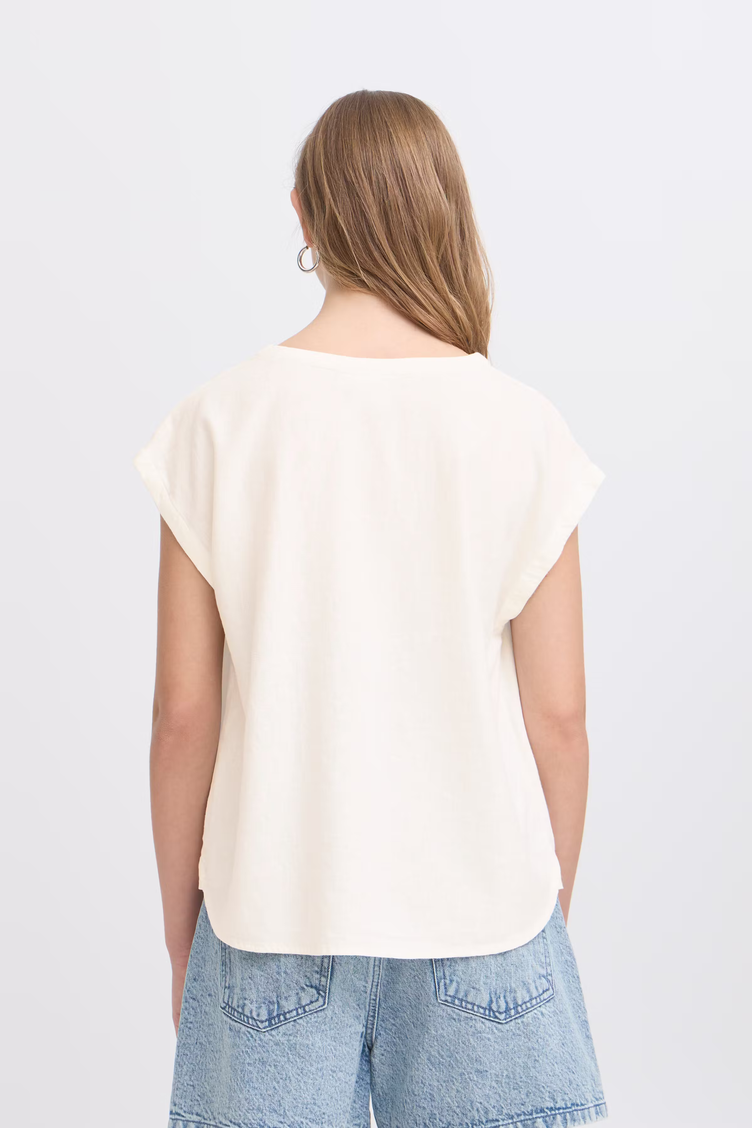 Kortermet bluse LOOKBOOK BACK 20122908-114201