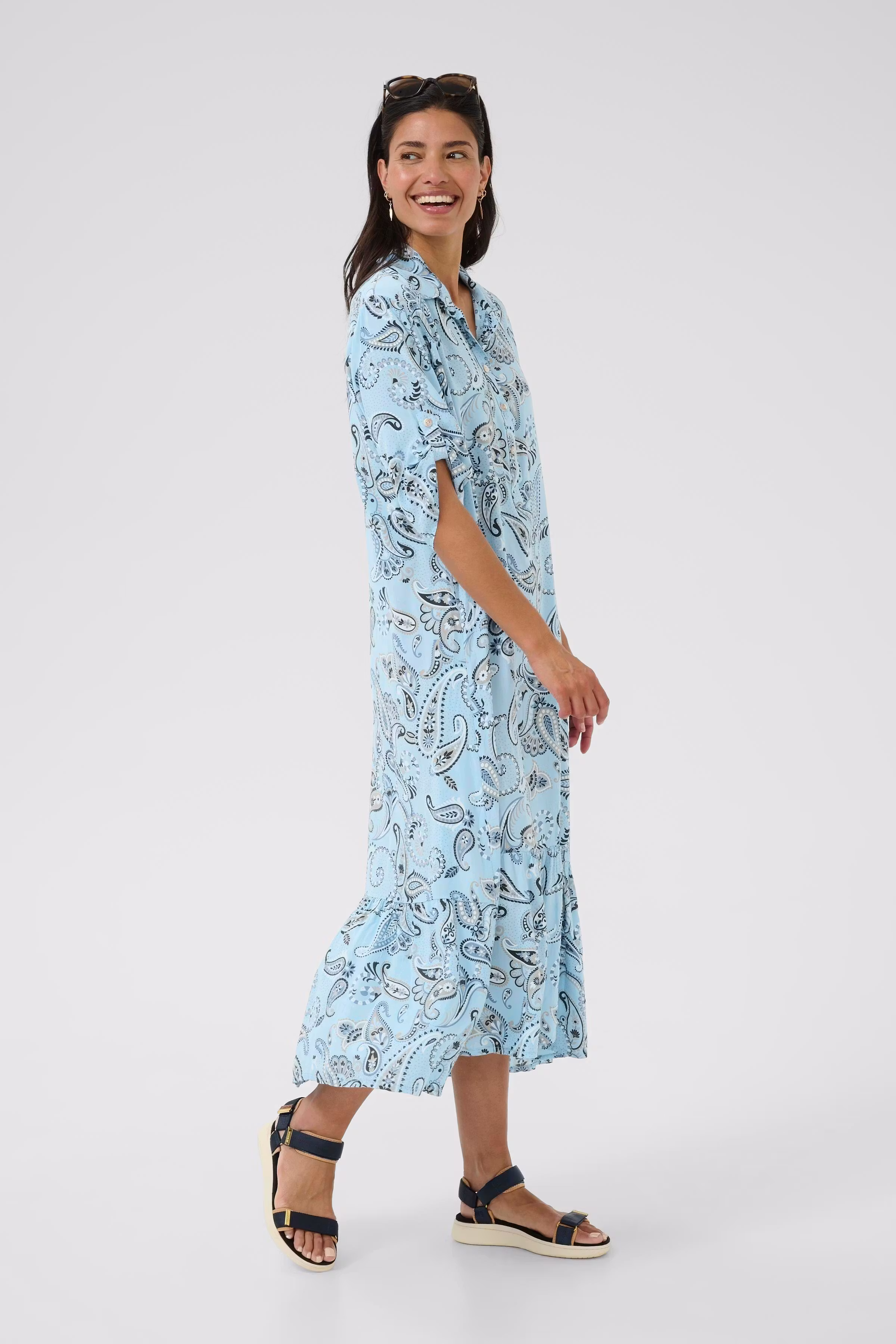 BPkiara Kjole LOOKBOOK FRONT 40103557-400765