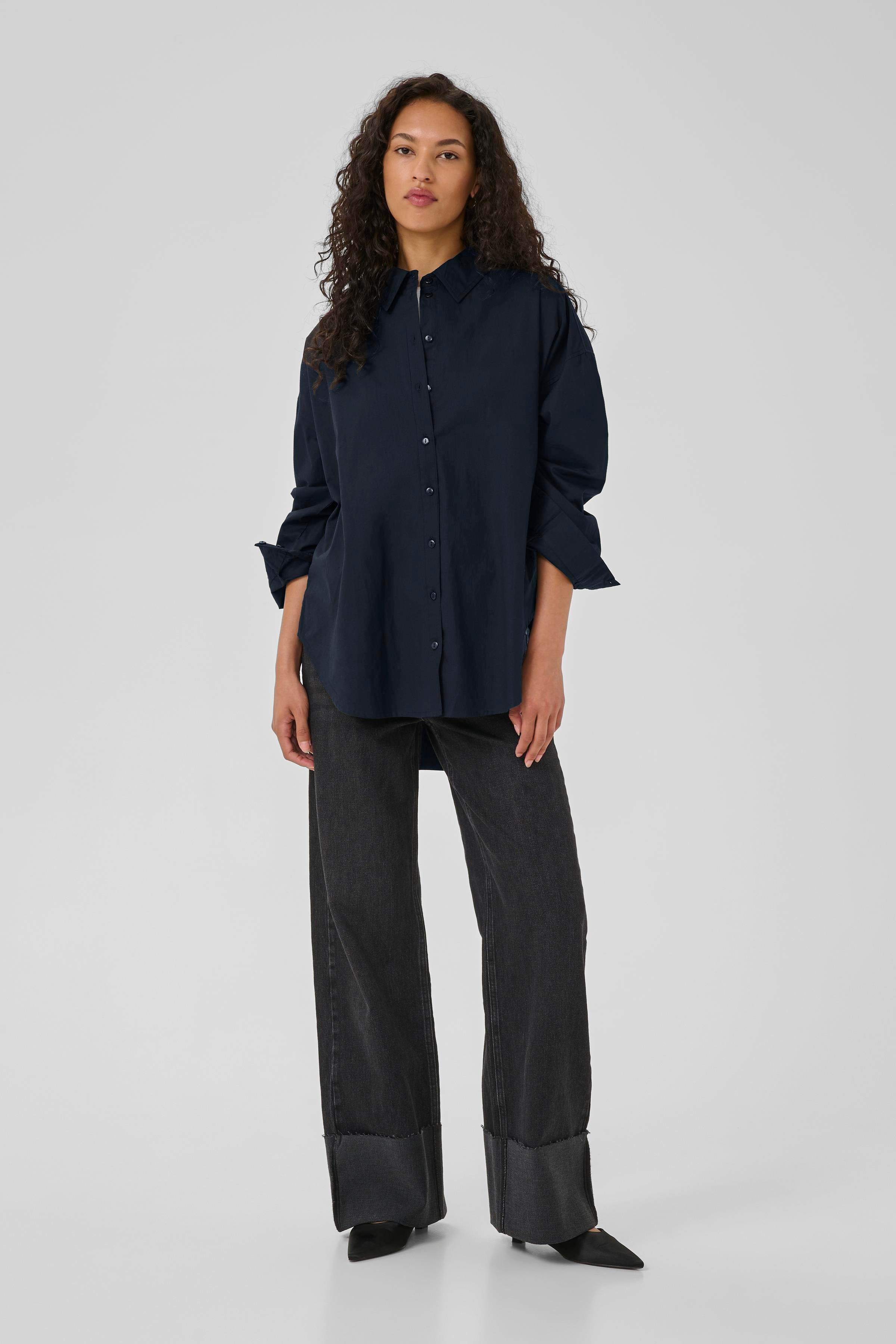 SunnaMW Boxy Shirt LOOKBOOK FRONT 10705021-100031