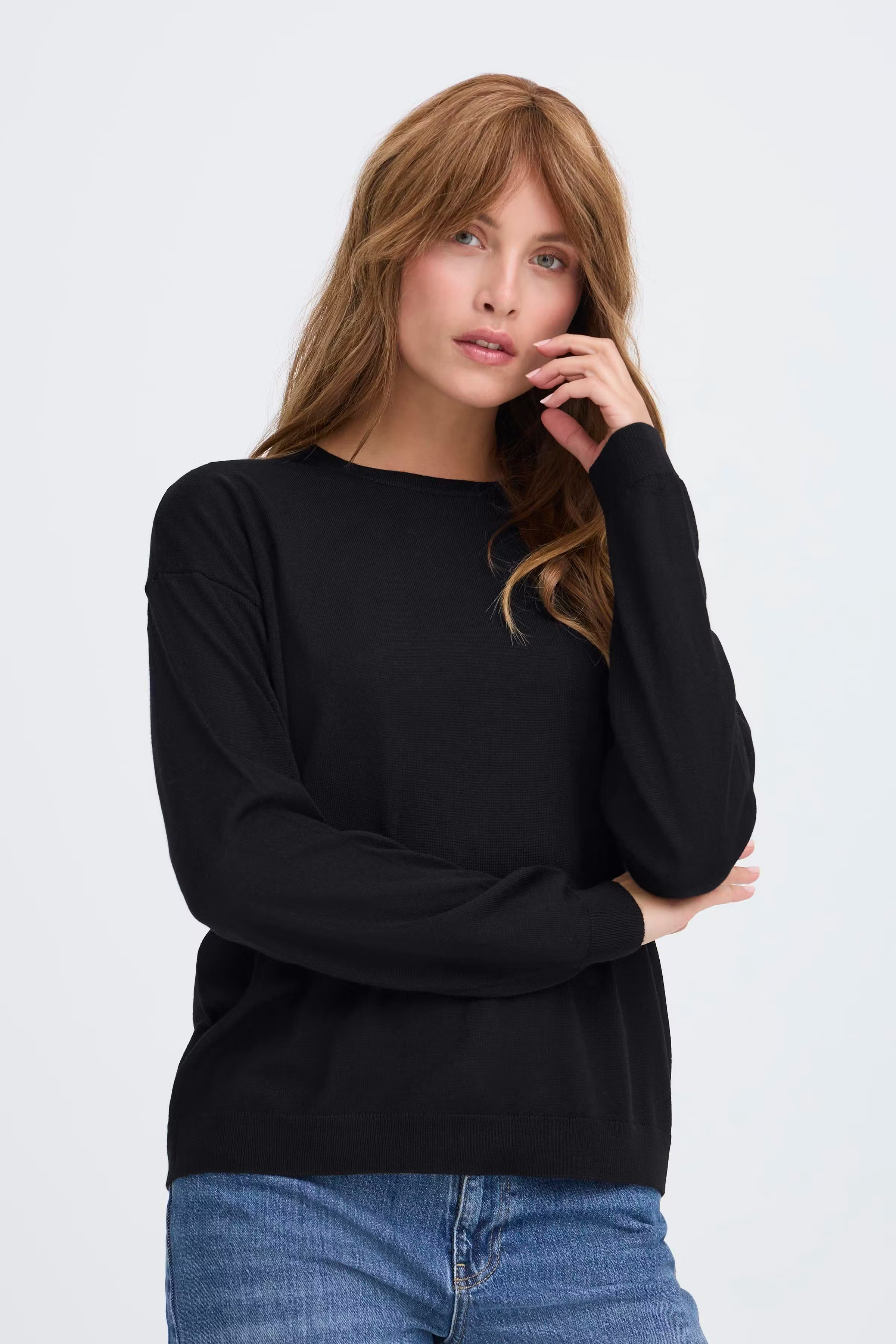 PZSADIE Strikket pullover LOOKBOOK FRONT 50208679-193911