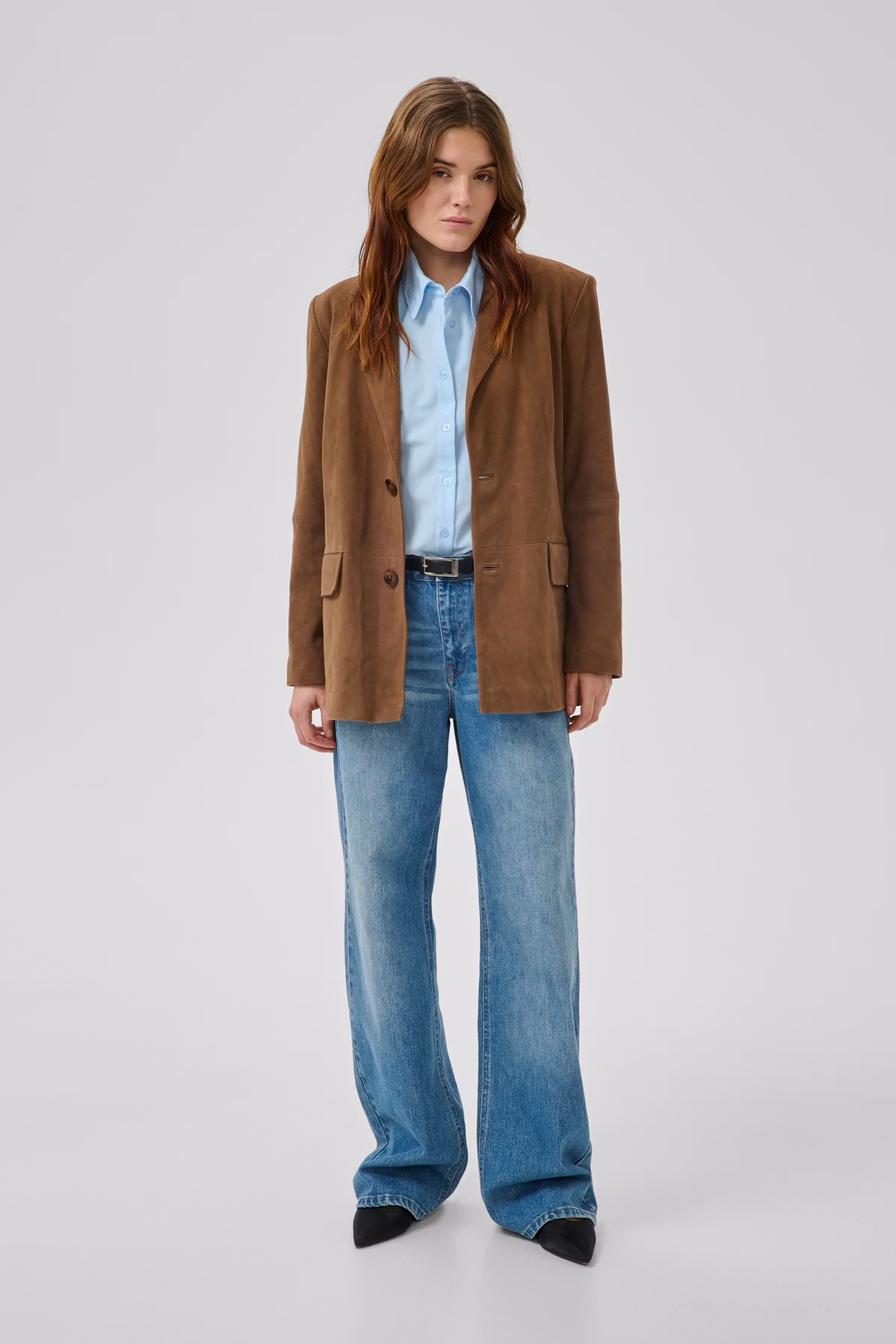 TaraMW Semsket blazer LOOKBOOK FRONT 10705298-108673