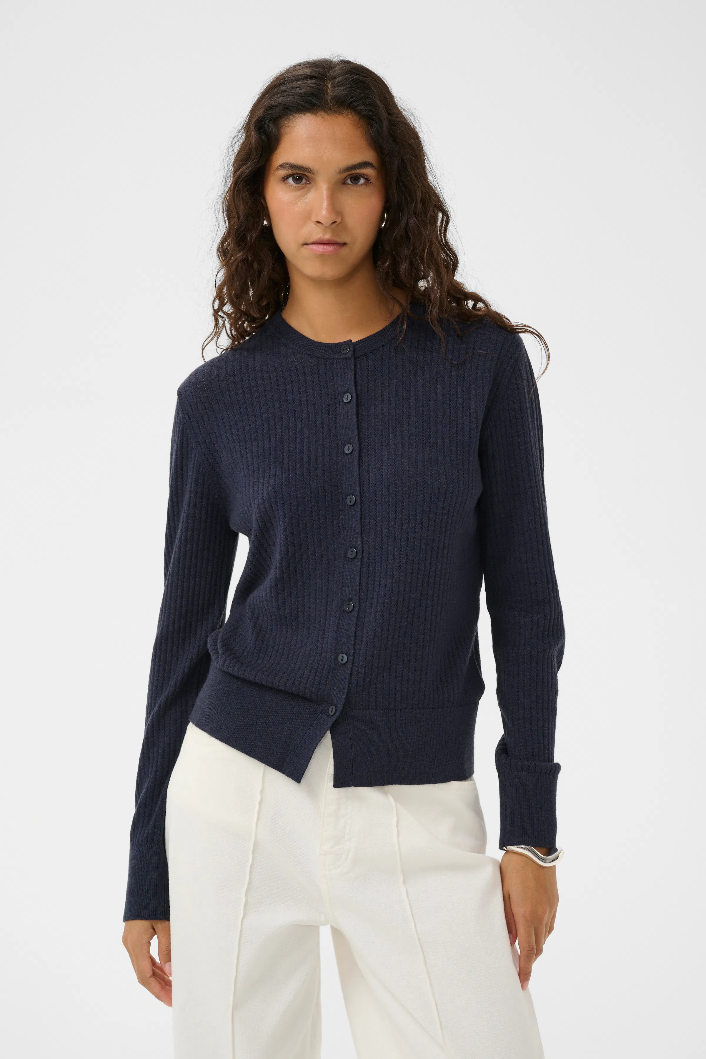 SLSpina Cardigan in broken white colour