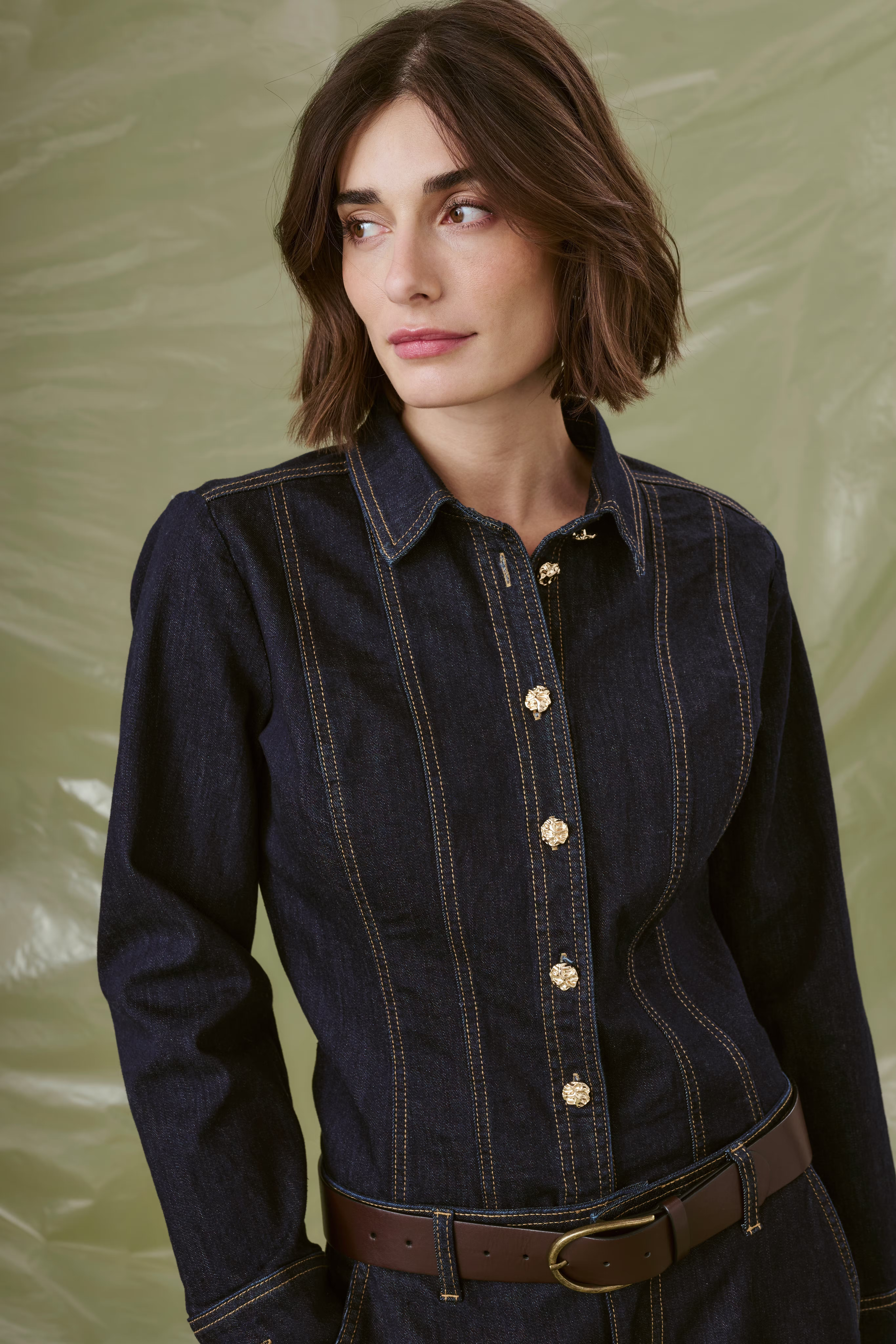 CUbobbie Denim shirt LOCATION NONE 50112271-500119