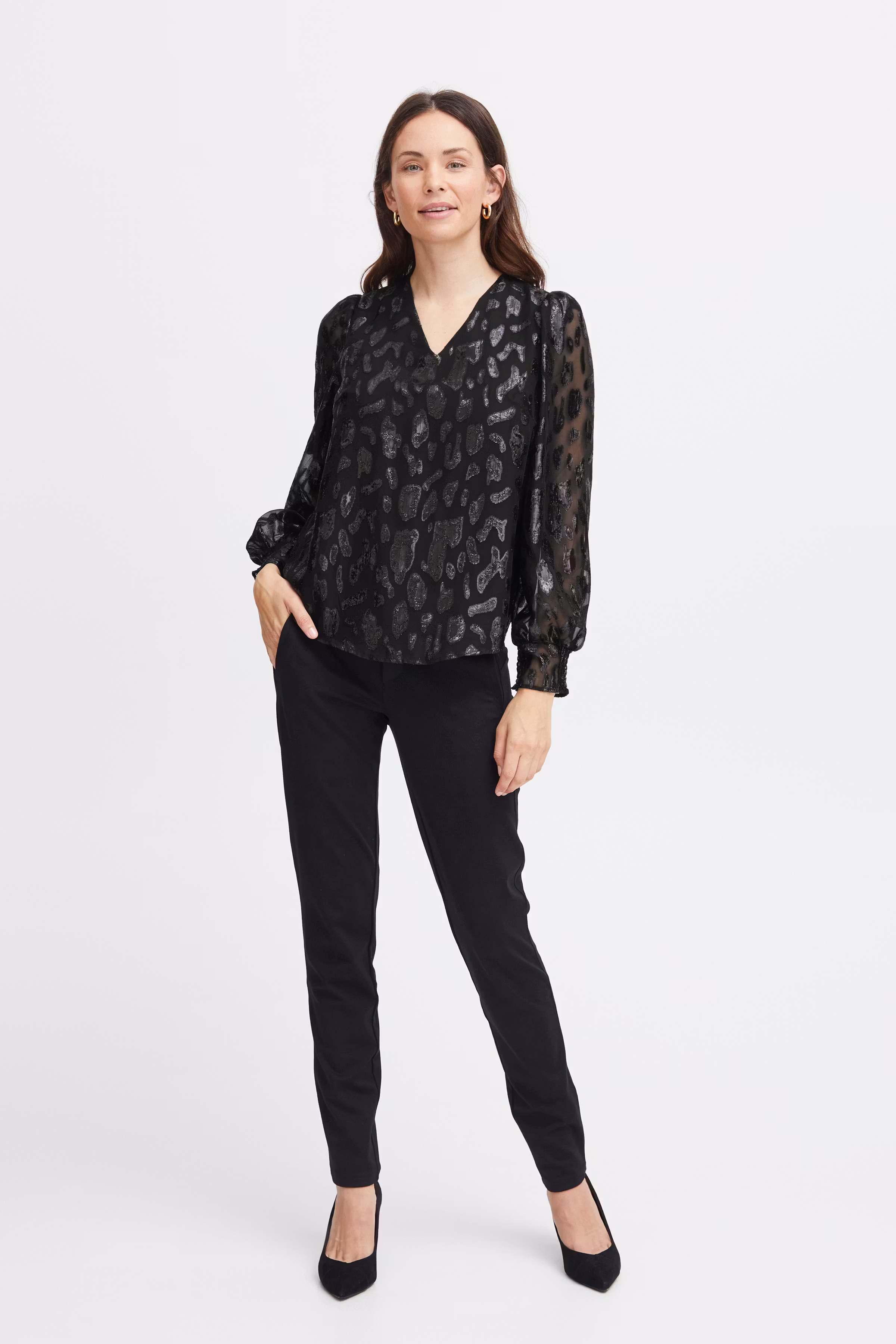 FRSPARKLY Bluse LOOKBOOK FRONT 20613003-200113