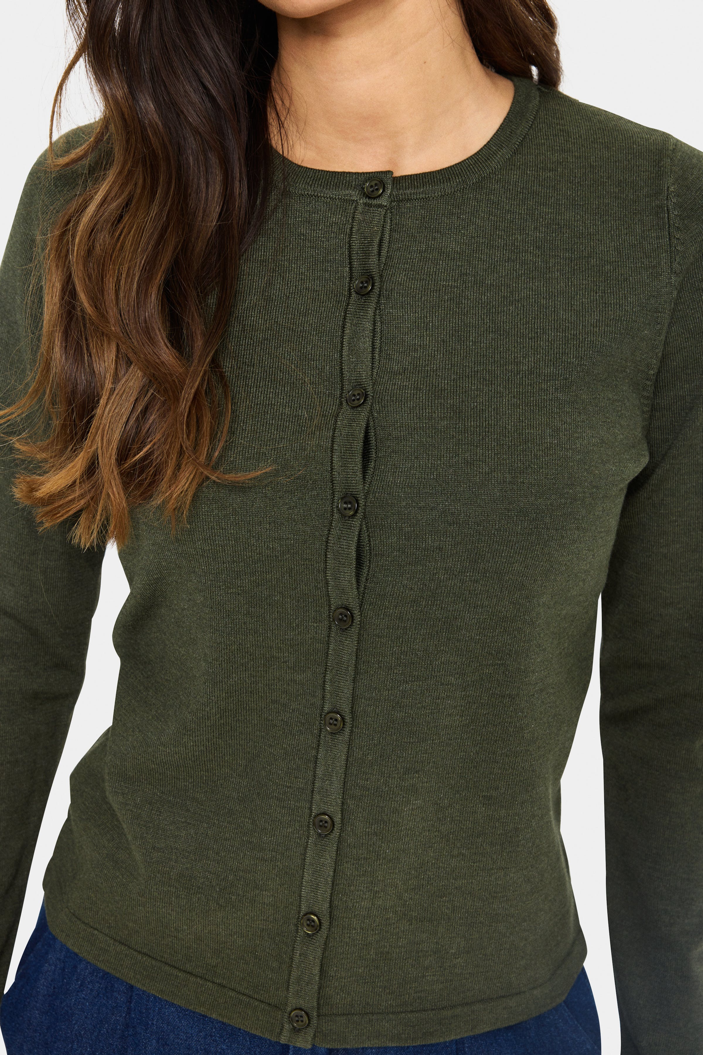 MilaSZ R-Neck Cardigan LOOKBOOK DETAIL 30500005-1905151