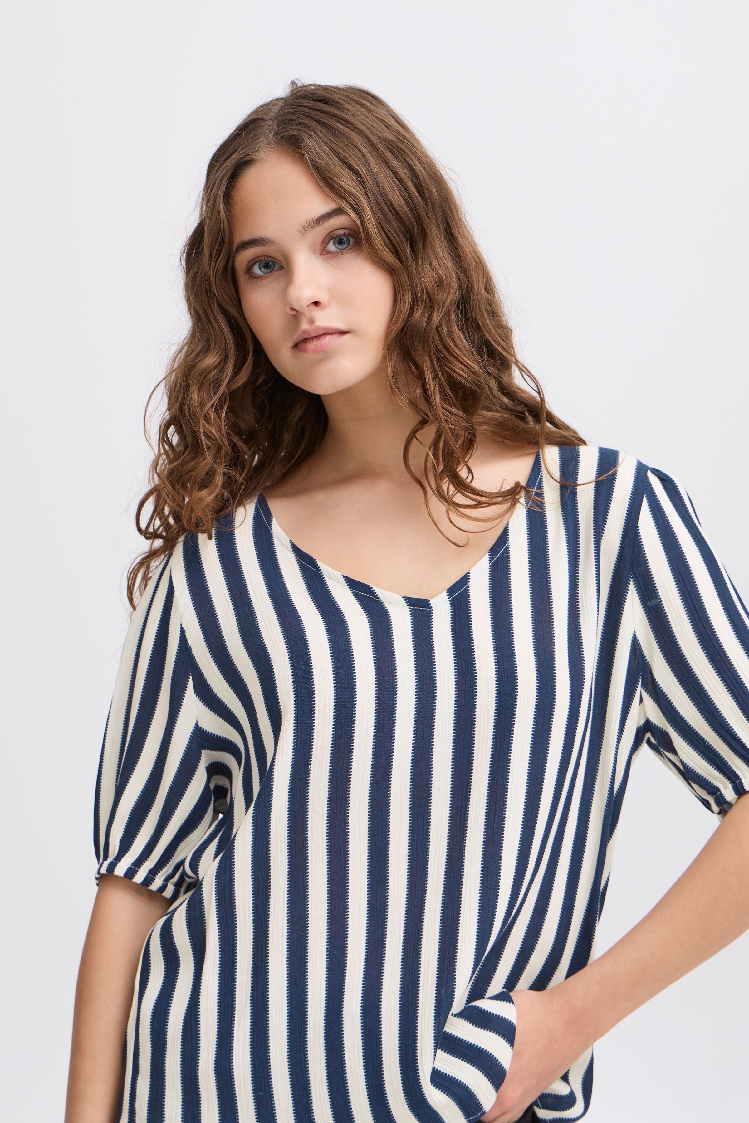 IHMARRAKECH Kurzarm-Bluse LOOKBOOK DETAIL 20122973-204479