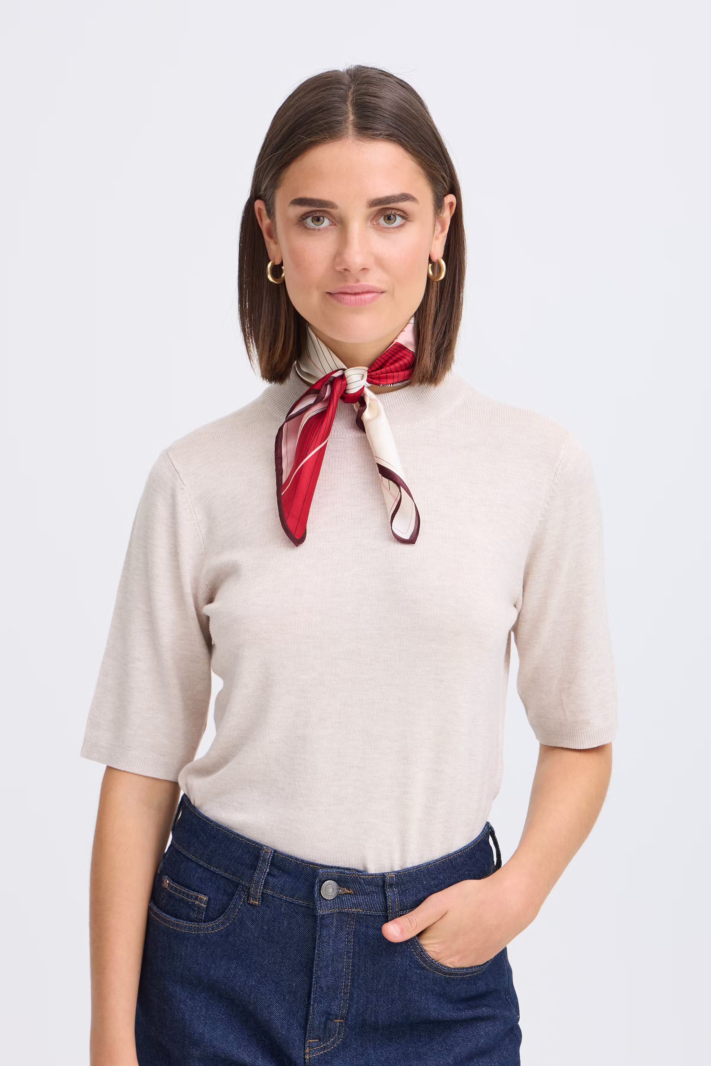 FRSILLA Sjaal LOOKBOOK FRONT 20617644-900013328
