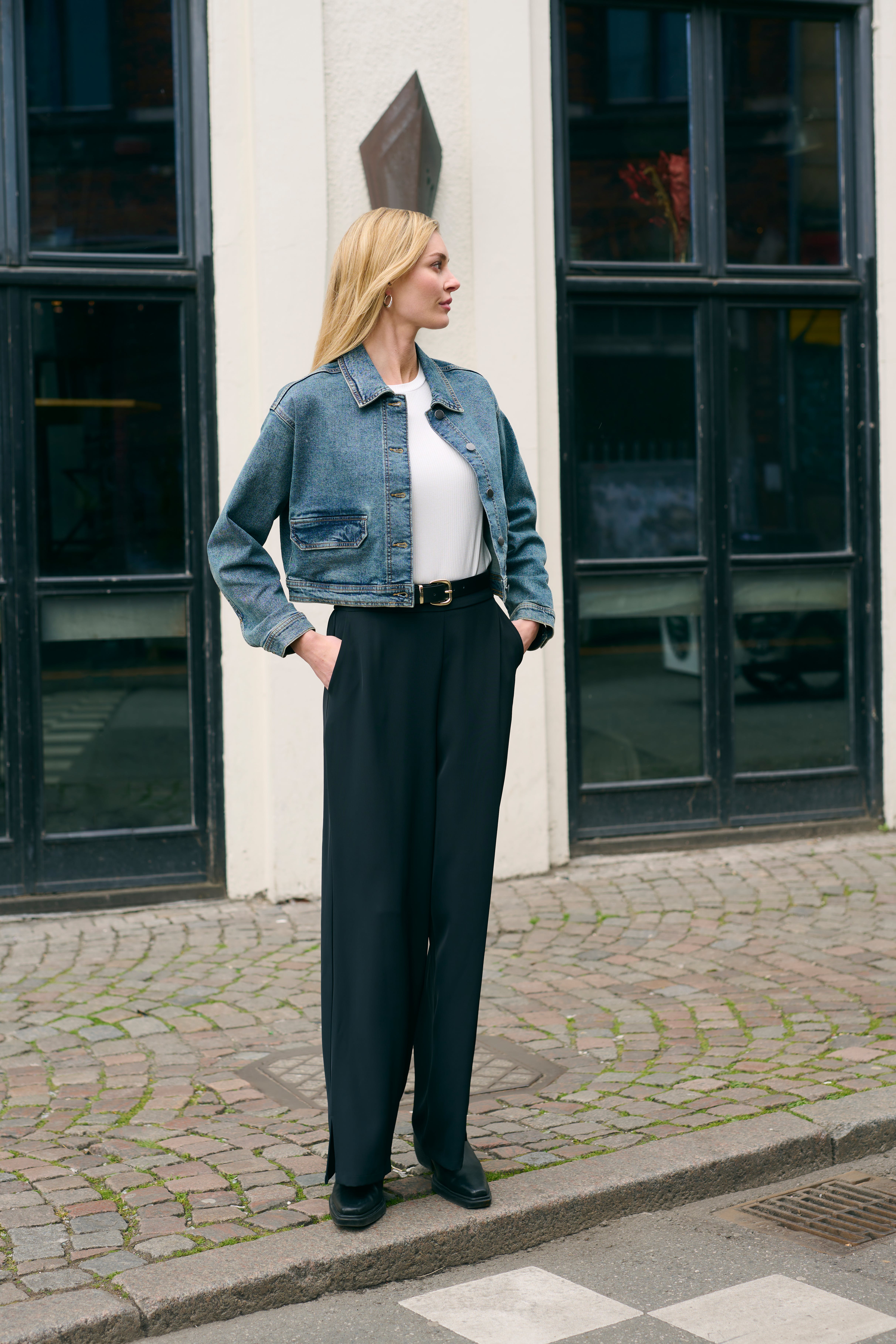 KAdana Manteau Casual En Jean LOCATION NONE 10508124-100166