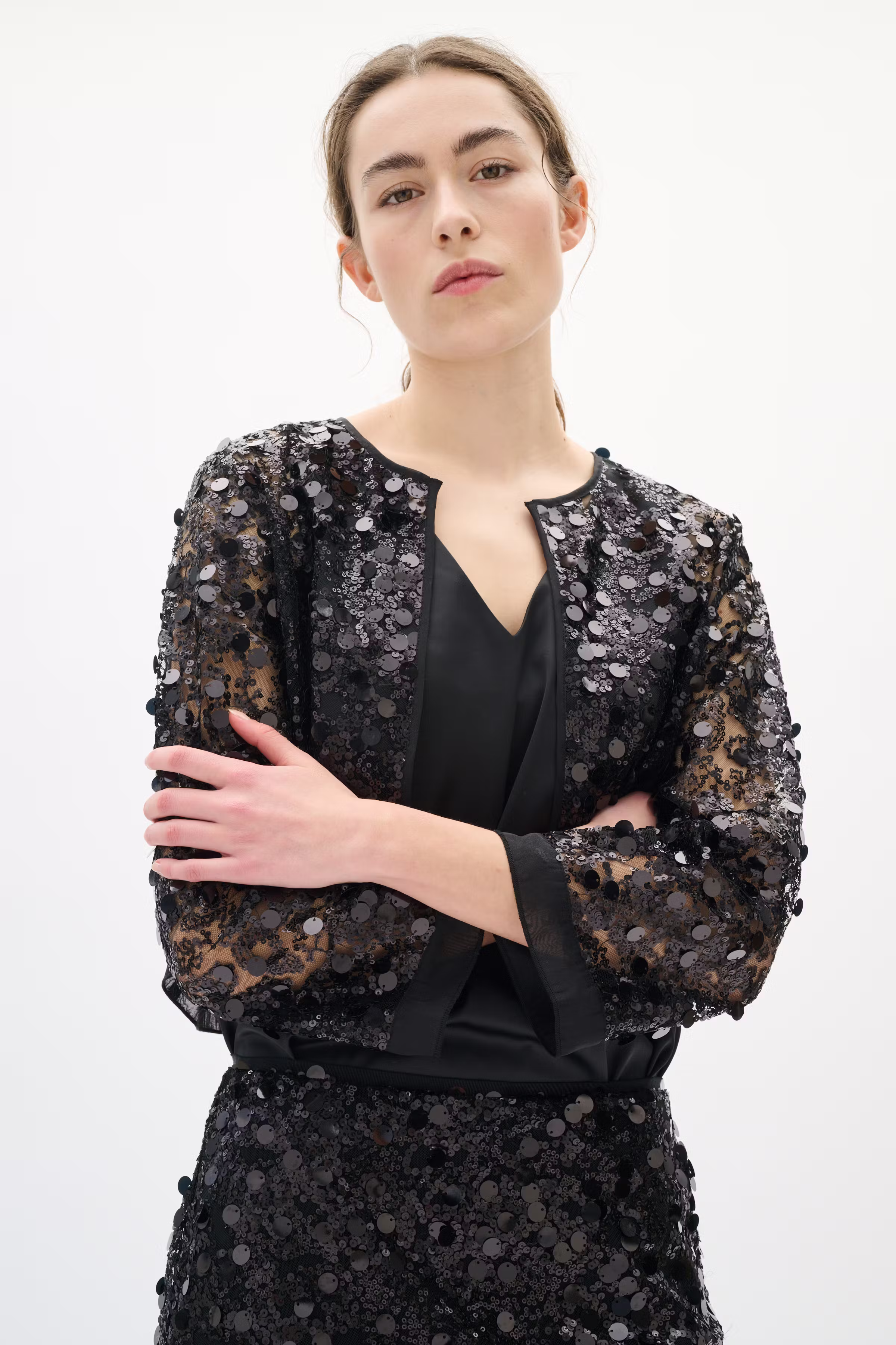 DAVINAIW Casual paljett jakke LOOKBOOK DETAIL 30112031-194008