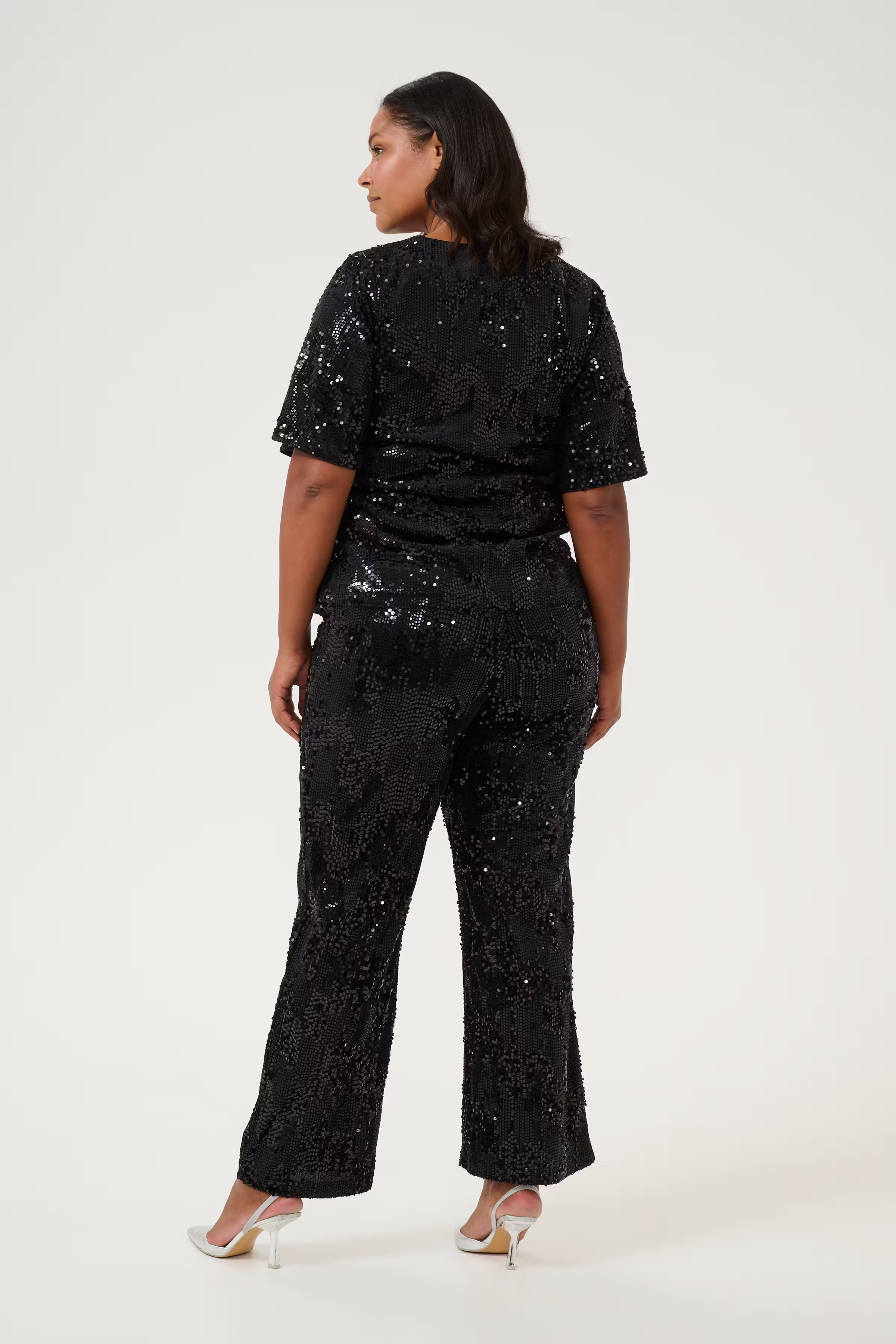 KCnicoleen Pailletten T-shirt LOOKBOOK BACK 10582727-100121