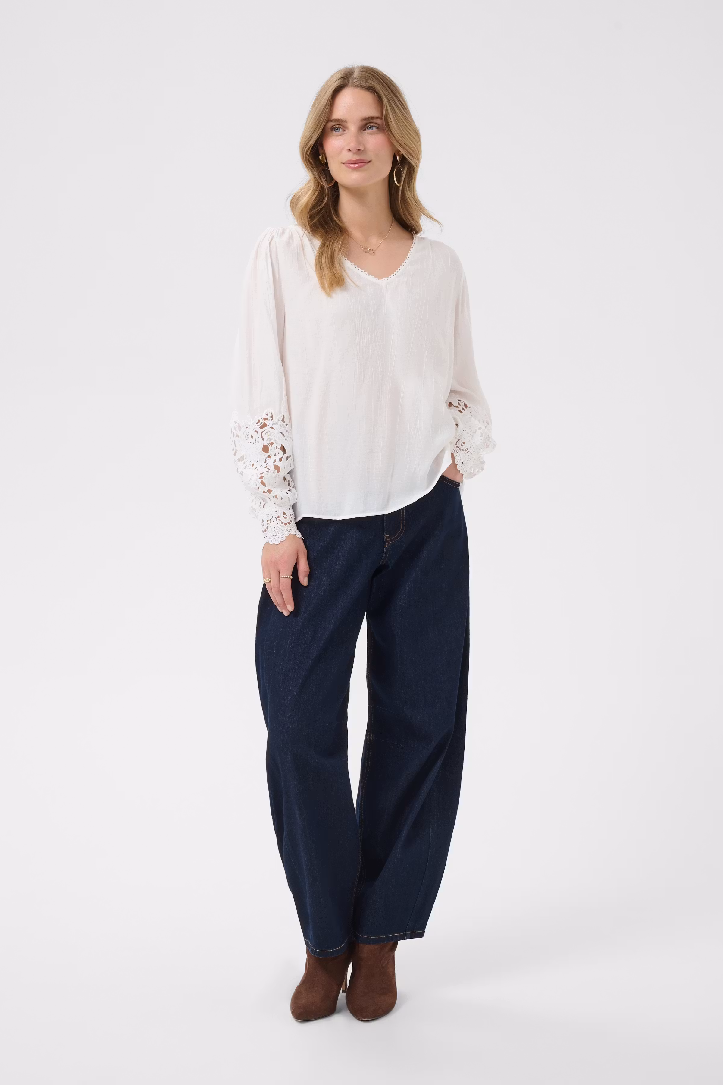 CRTina Bluse LOOKBOOK FRONT 10614427-110602
