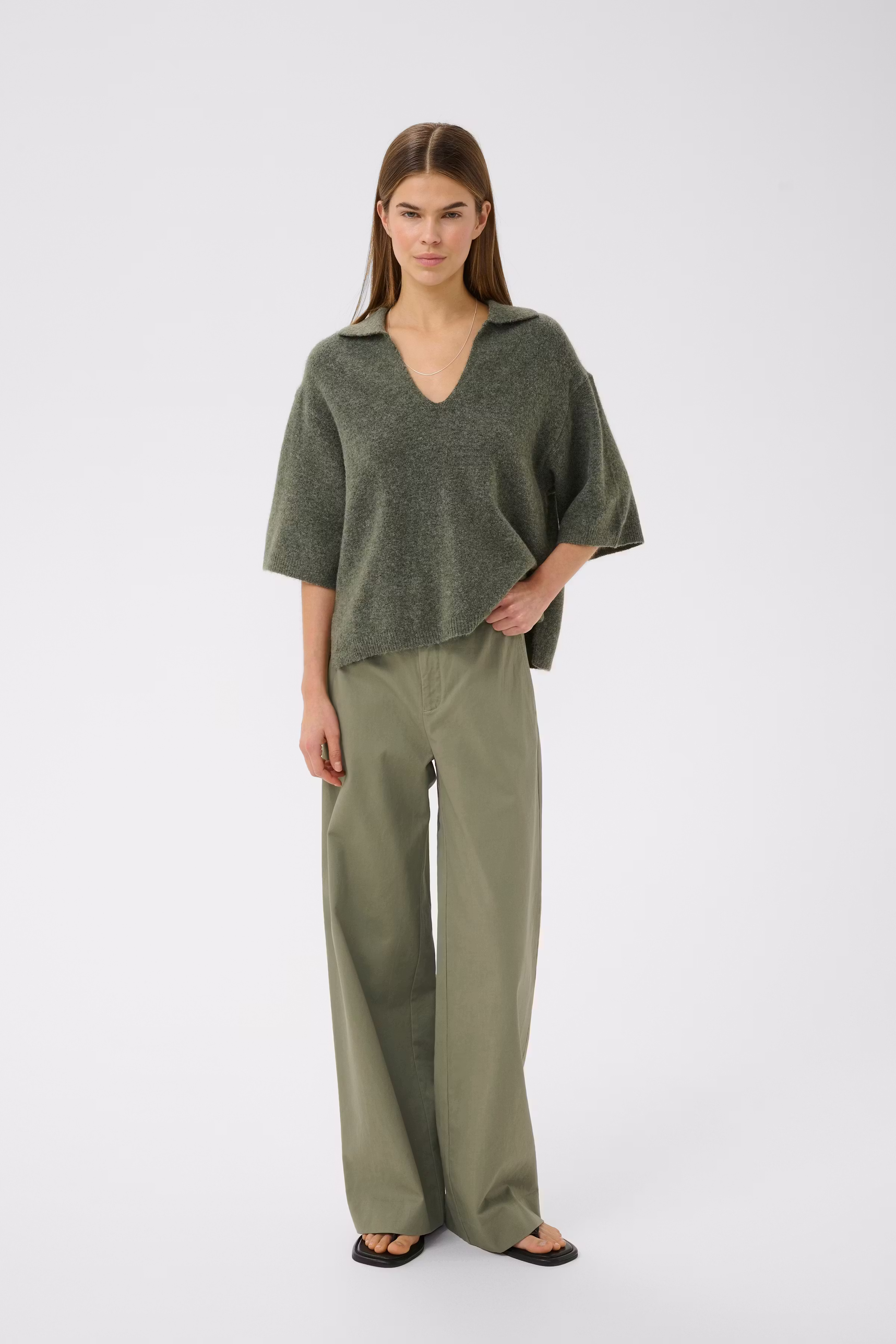 DIAZIW Wide Trousers LOOKBOOK FRONT 30112318-180514