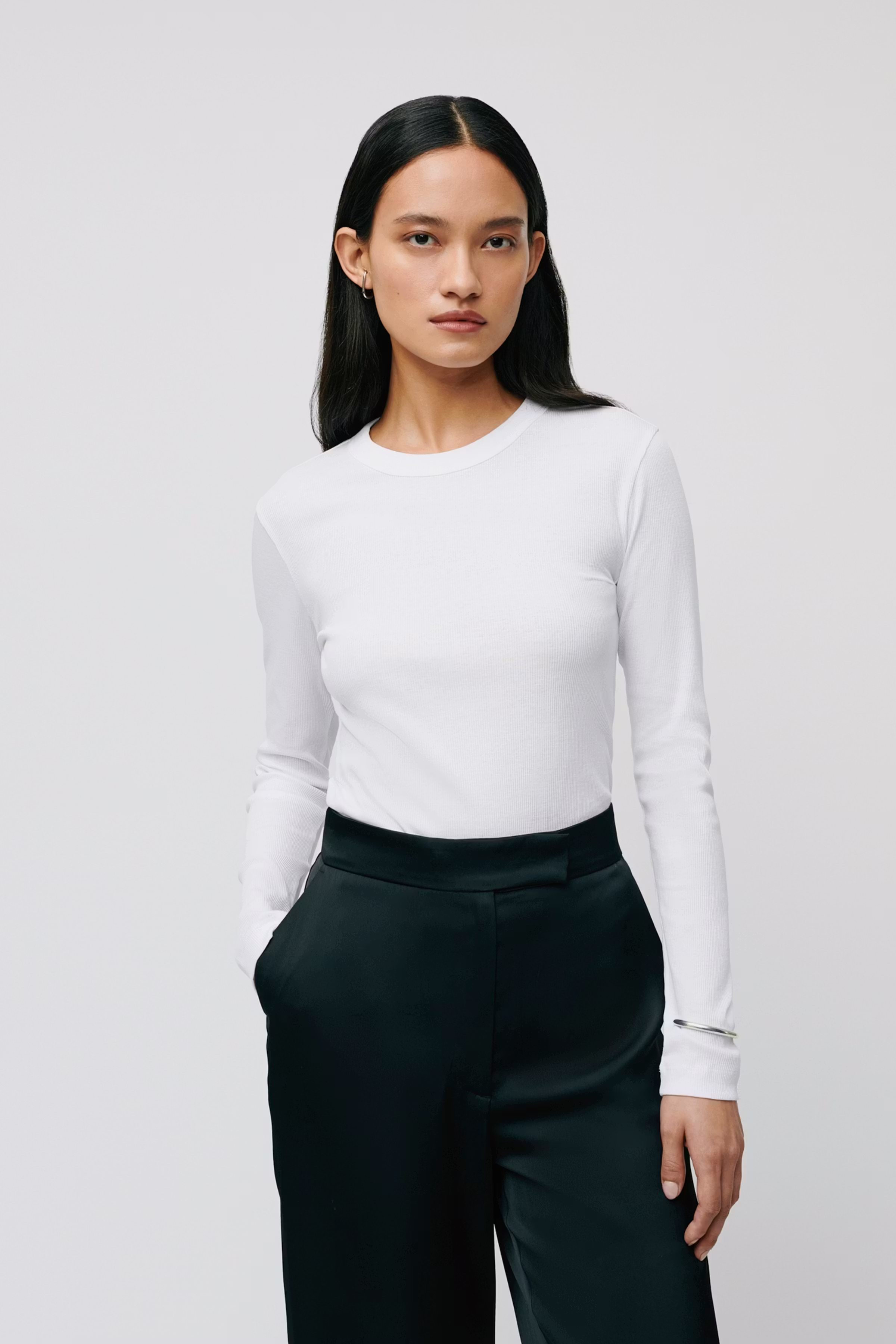 KOLLINA T-shirt LOOKBOOK FRONT 30600544-WH001