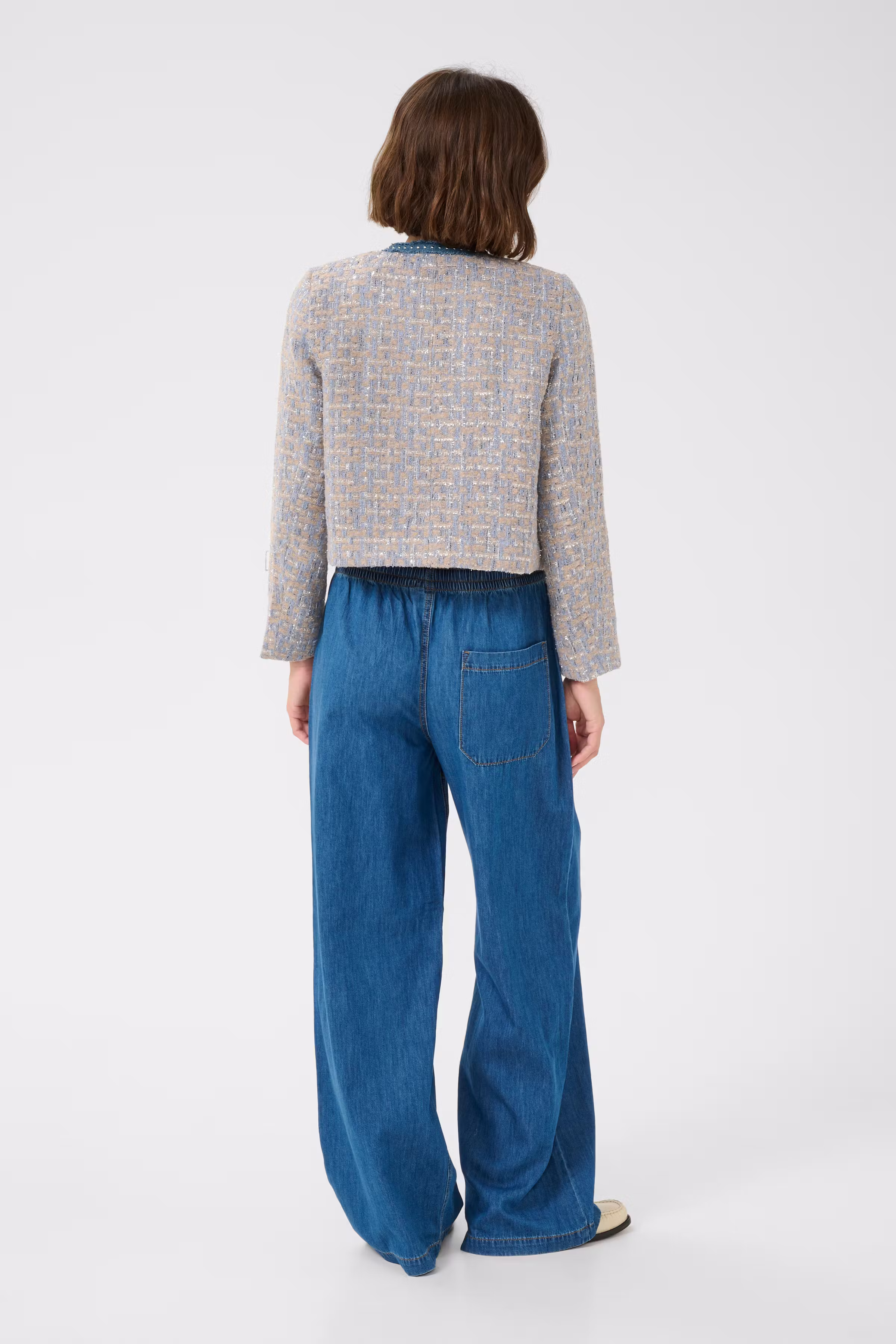 CUpana bouclé jakke LOOKBOOK BACK 50112081-108000