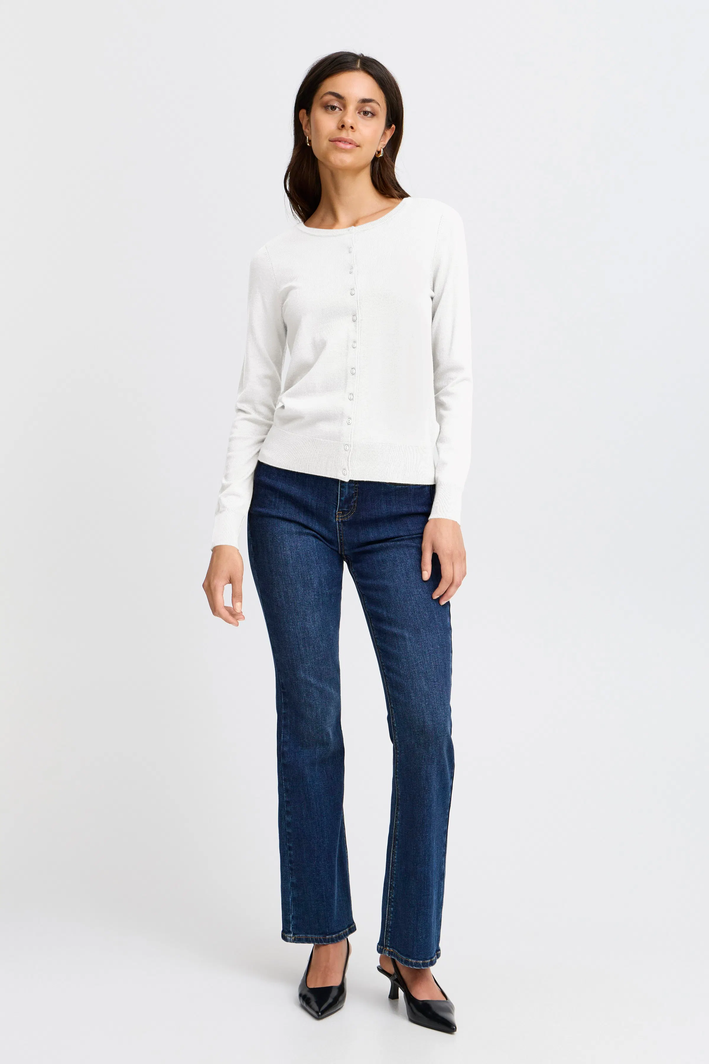 Strikket cardigan LOOKBOOK FRONT 20604187-60010