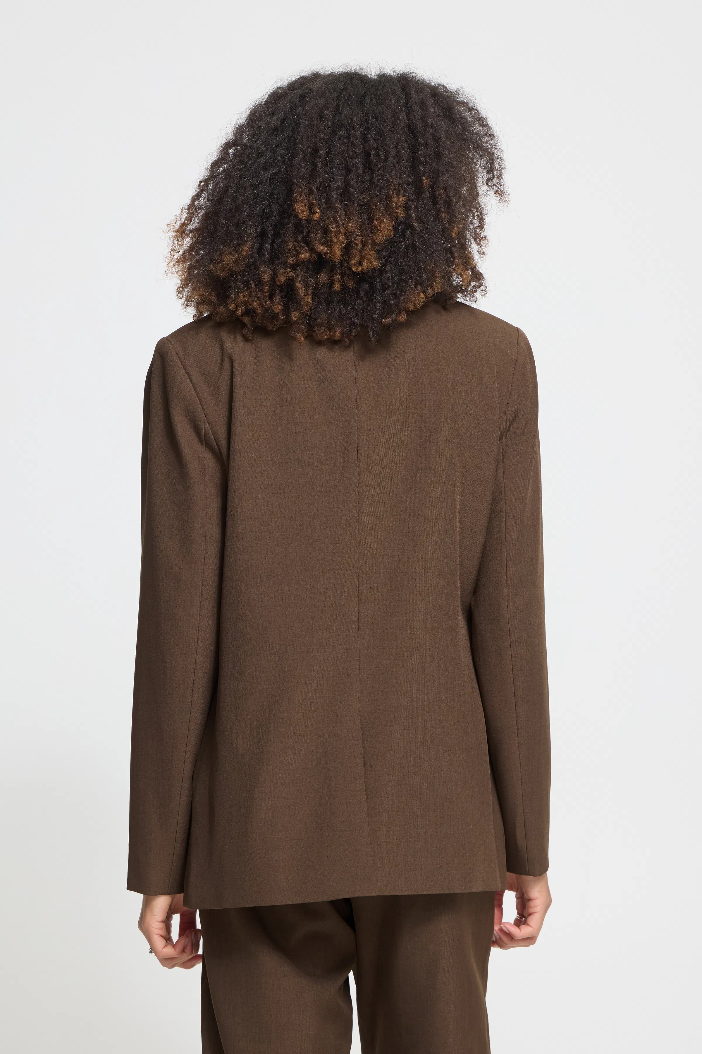 IHFAVA Long Blazer LOOKBOOK BACK 20125676-1908141