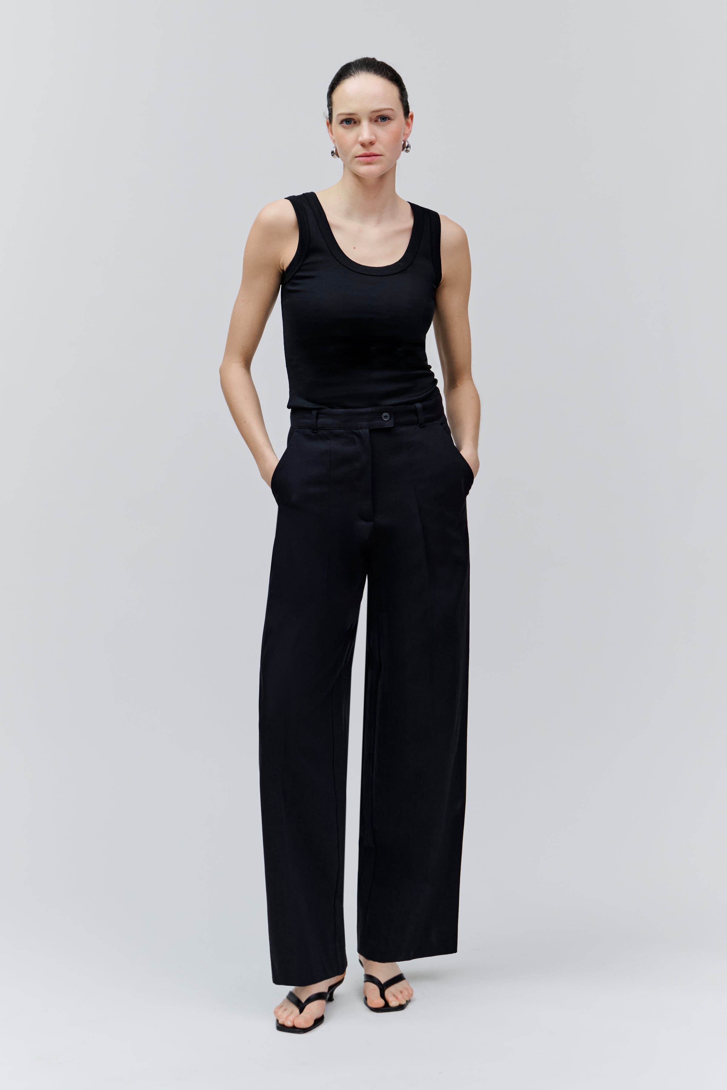 PANDORA Trousers LOOKBOOK FRONT 30600627-BK999