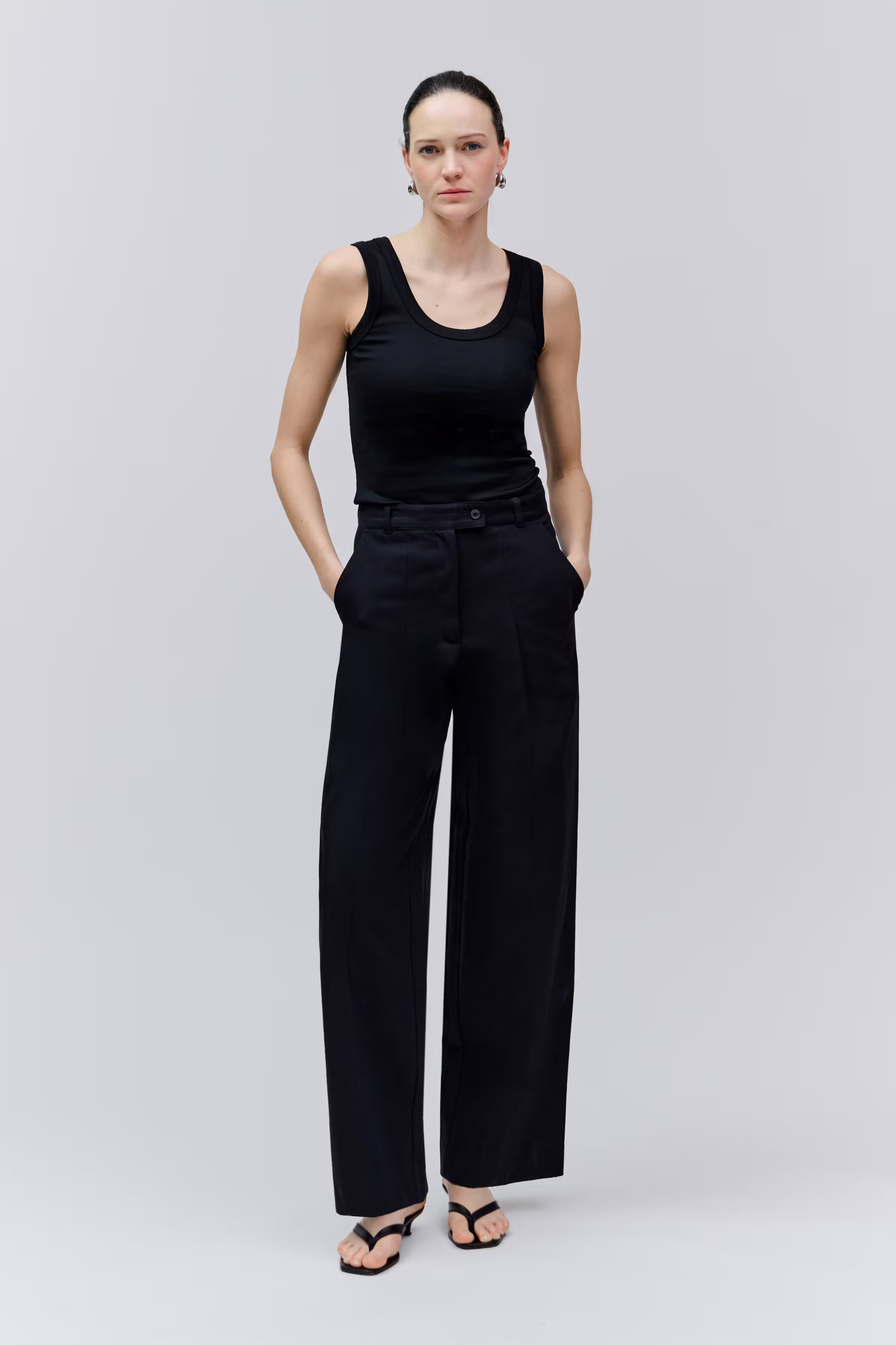 PANDORA Trousers LOOKBOOK FRONT 30600627-BK999