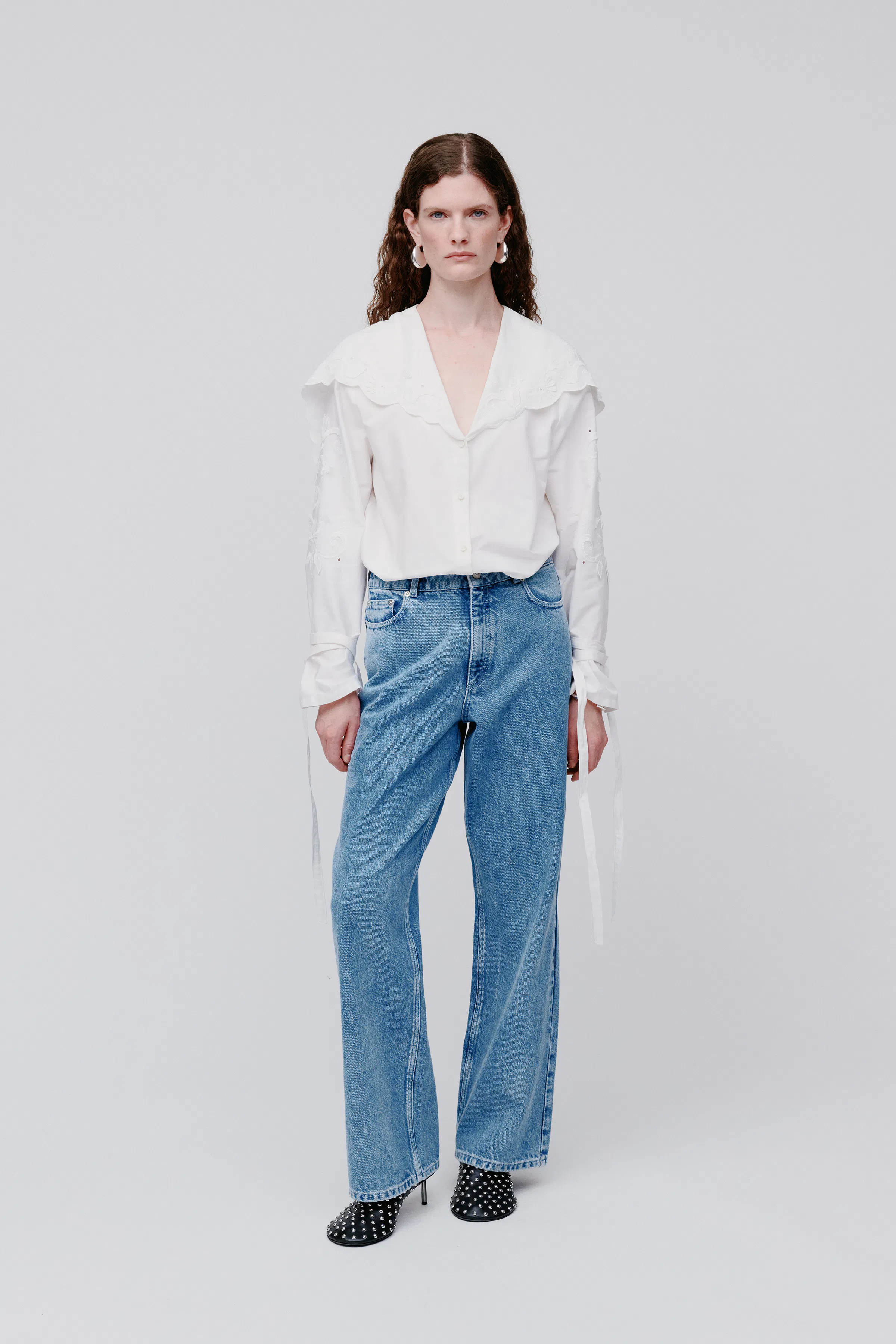 EUNICE Blouse LOOKBOOK FRONT 30600581-WH010