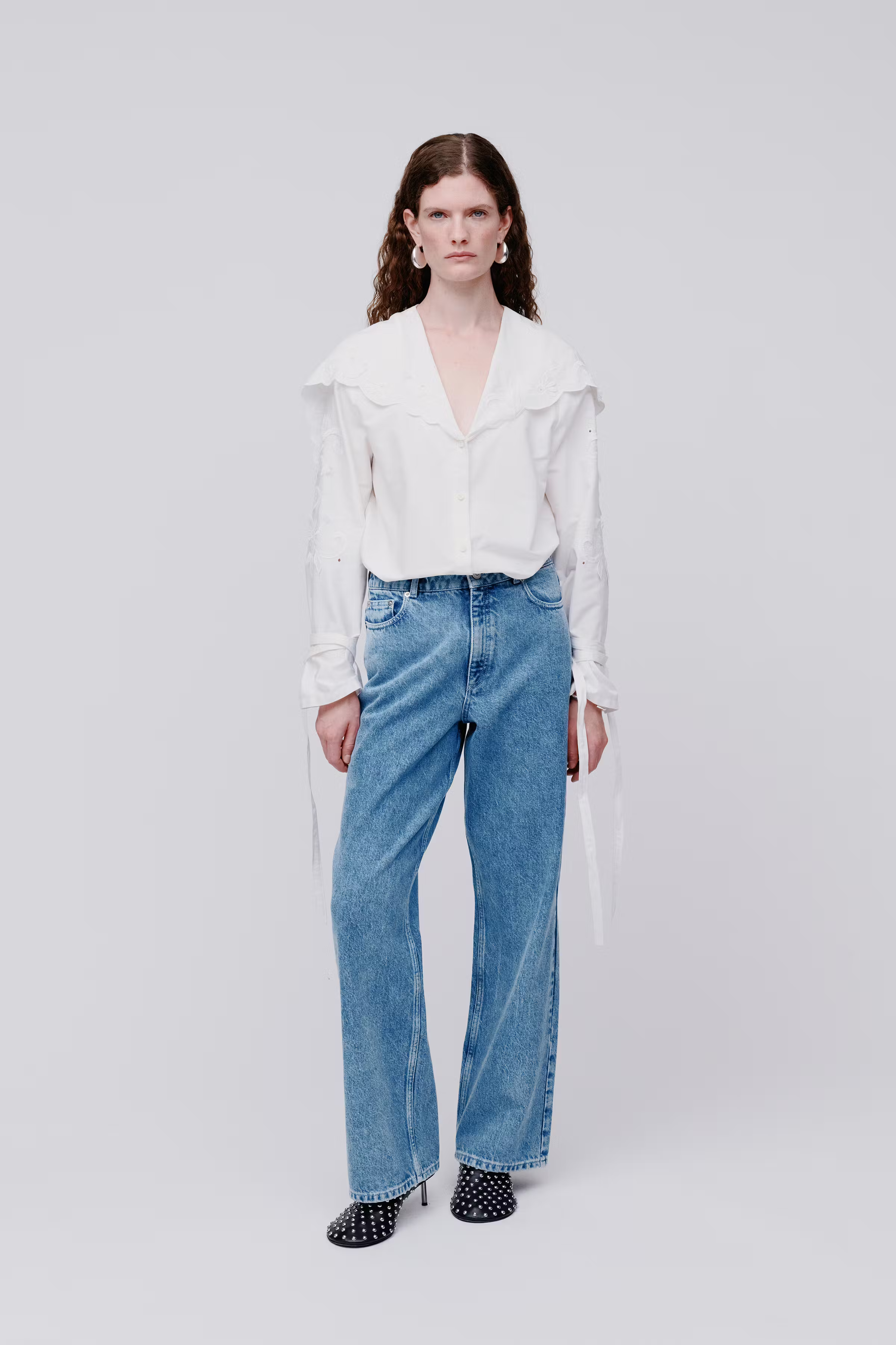 EUNICE Blouse LOOKBOOK FRONT 30600581-WH010