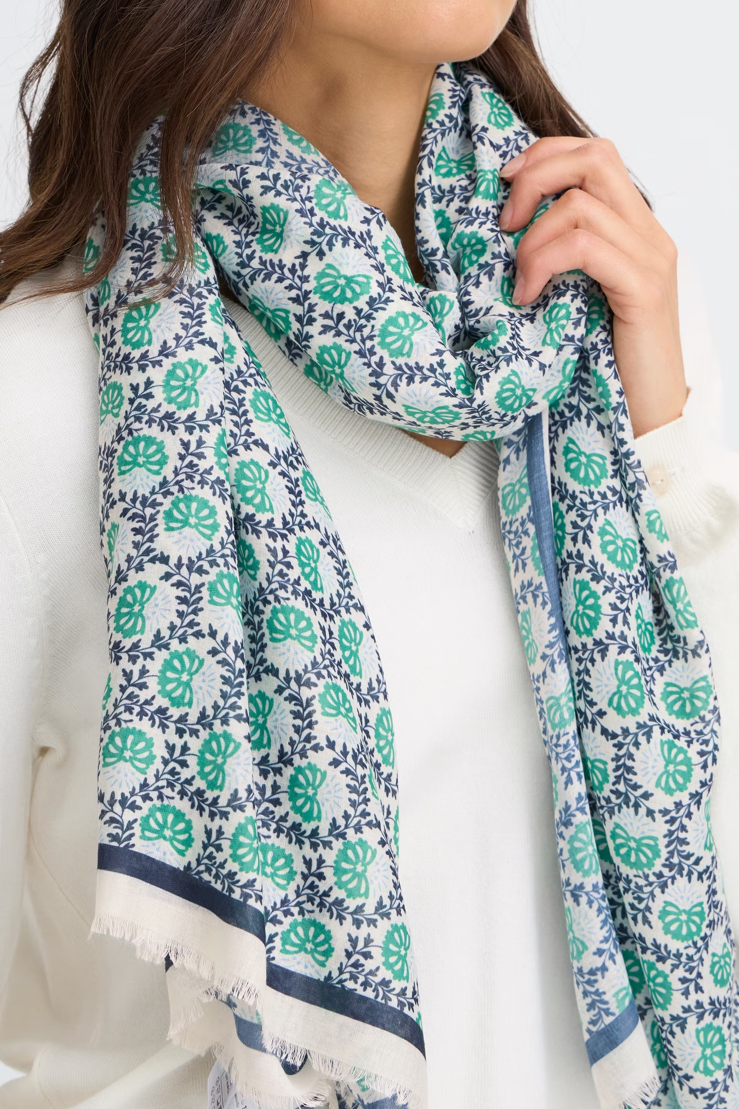 FRSANNI Skjerf LOOKBOOK FRONT 20617647-900004426