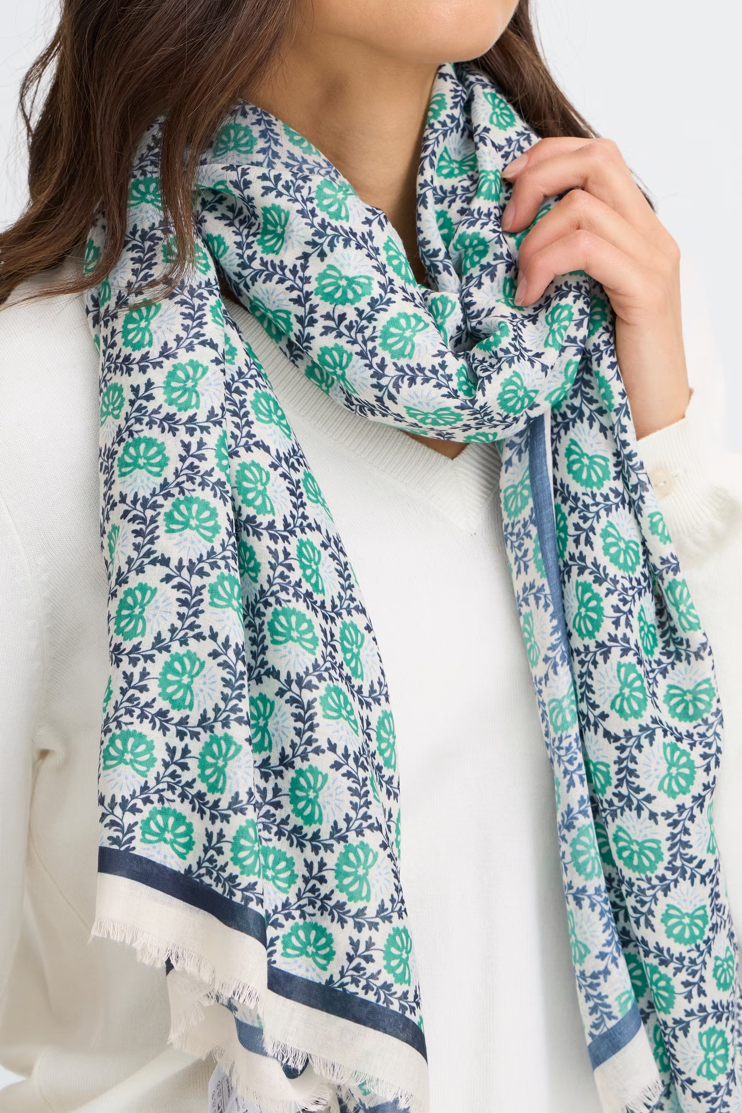 FRSANNI Tørklæde LOOKBOOK FRONT 20617647-900004426