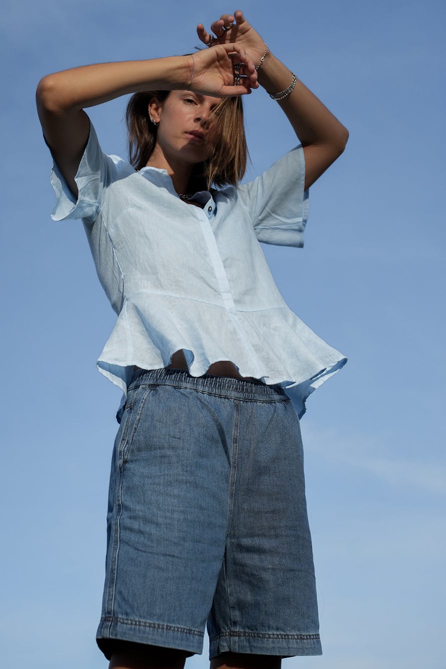 RigittaIW Linnen Overhemd LOCATION NONE 30110343-154031