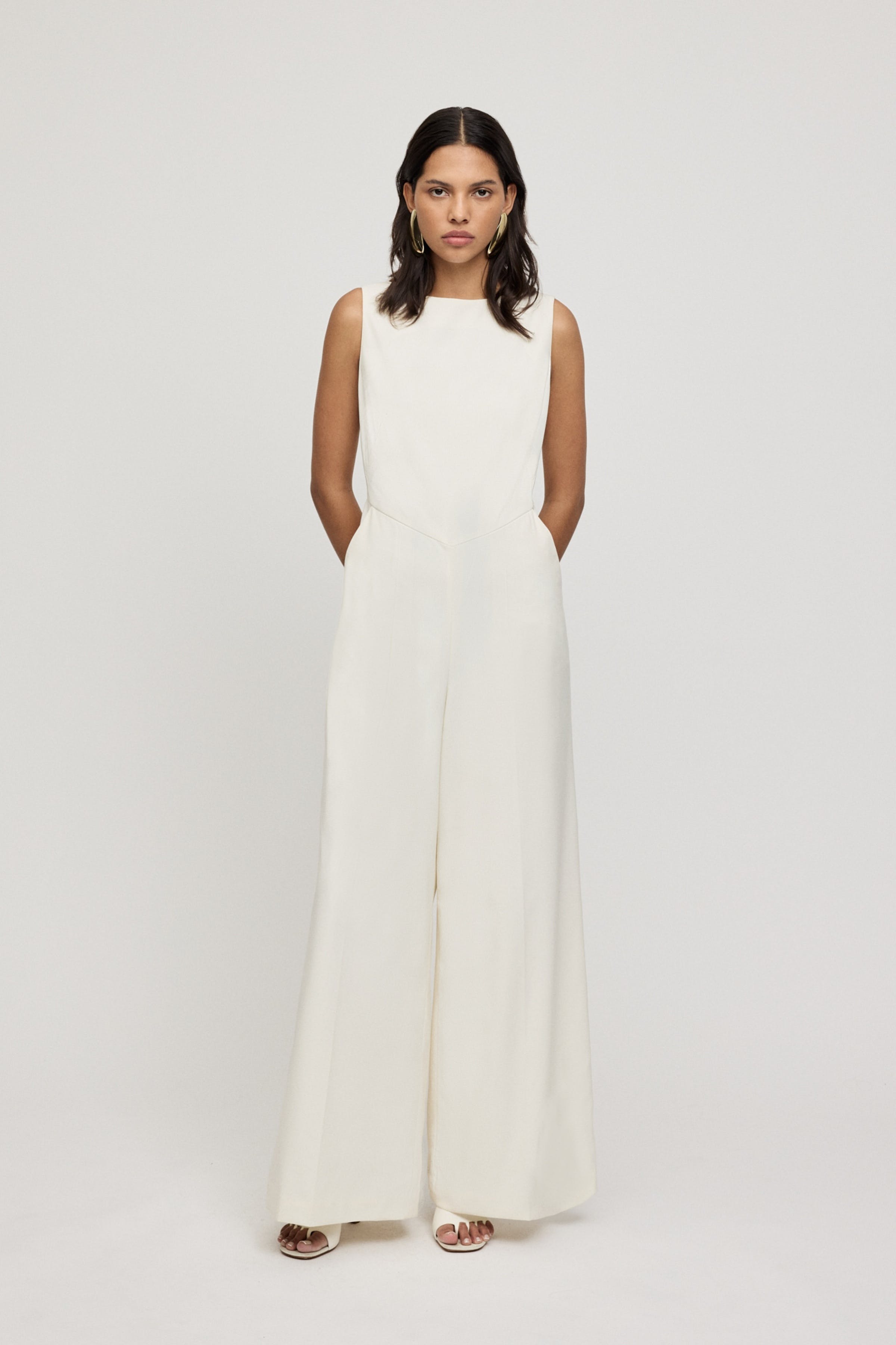 IOPeppina Jumpsuit LOOKBOOK FRONT 30600617-WH010