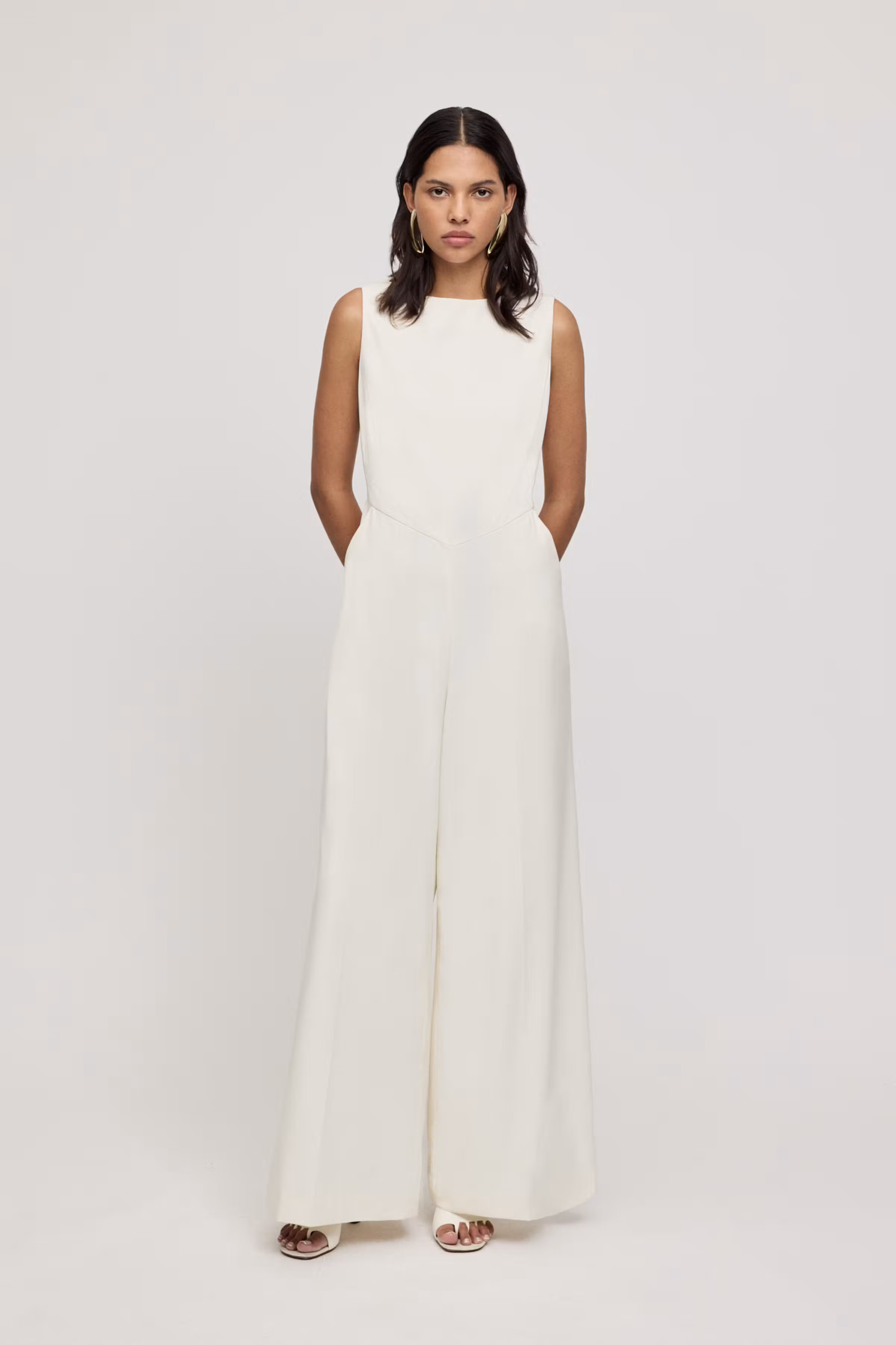 IOPeppina Jumpsuit LOOKBOOK FRONT 30600617-WH010
