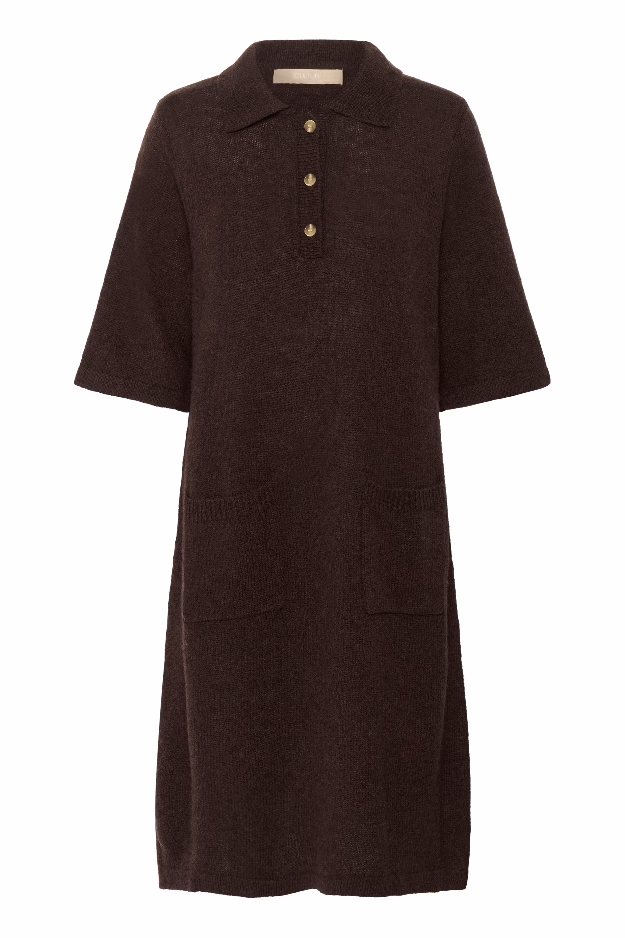 CUasima Stickad klänning i ul PACK FRONT 50112446-1909151