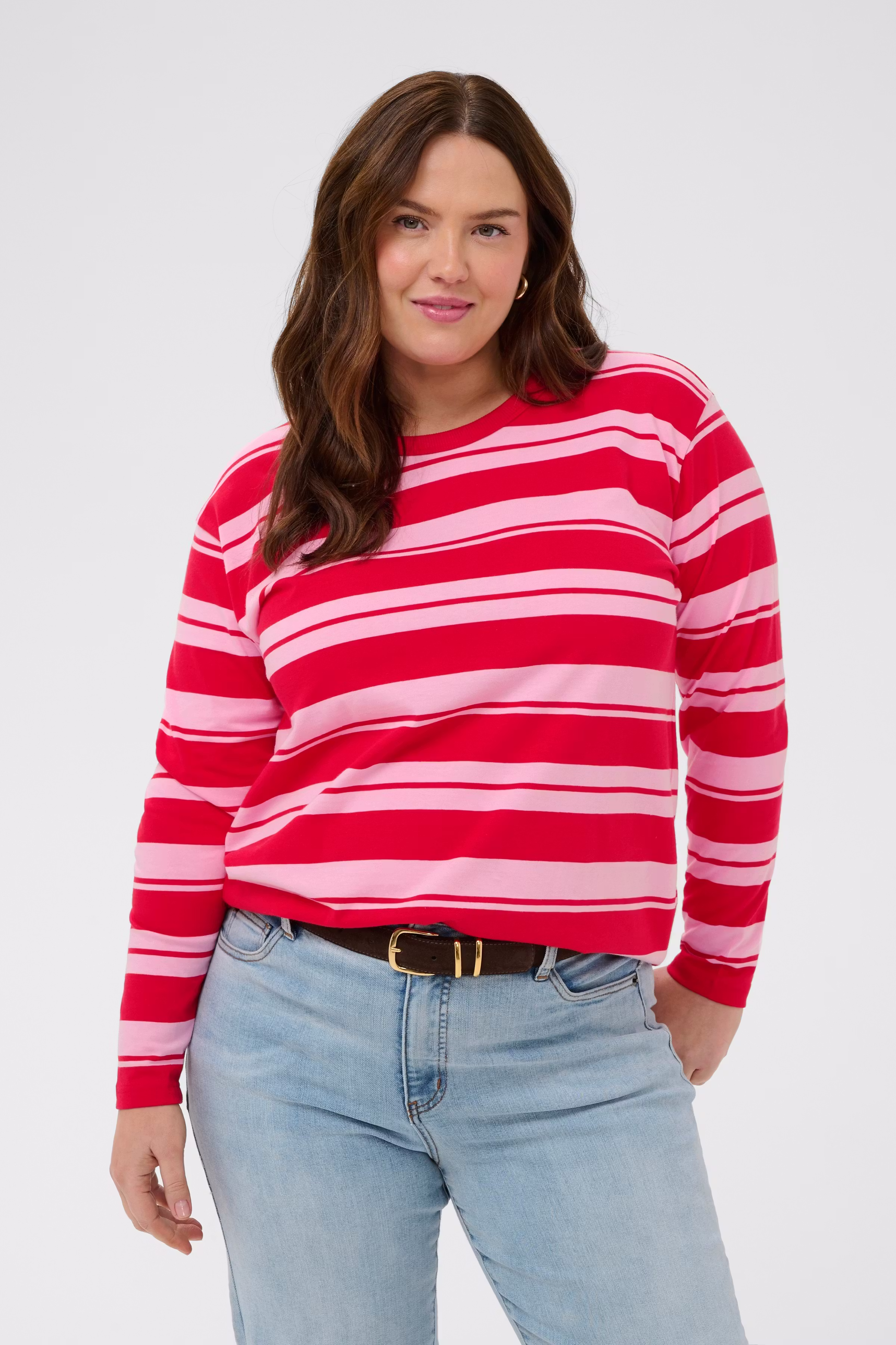 KCwinni Striped Blouse LOOKBOOK FRONT 10584218-109618