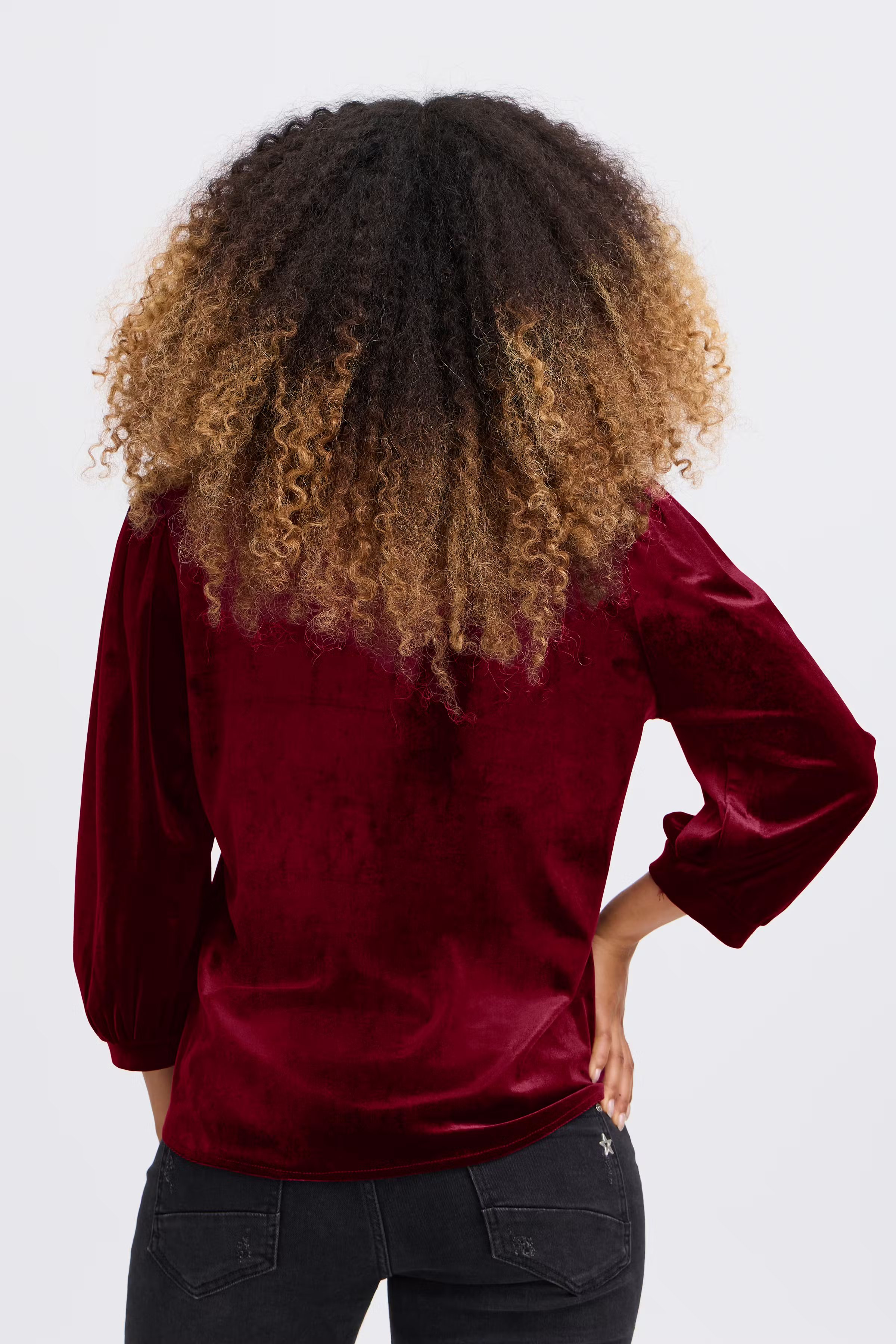 SBVELVETTA Bluse LOOKBOOK BACK 22100855-191535