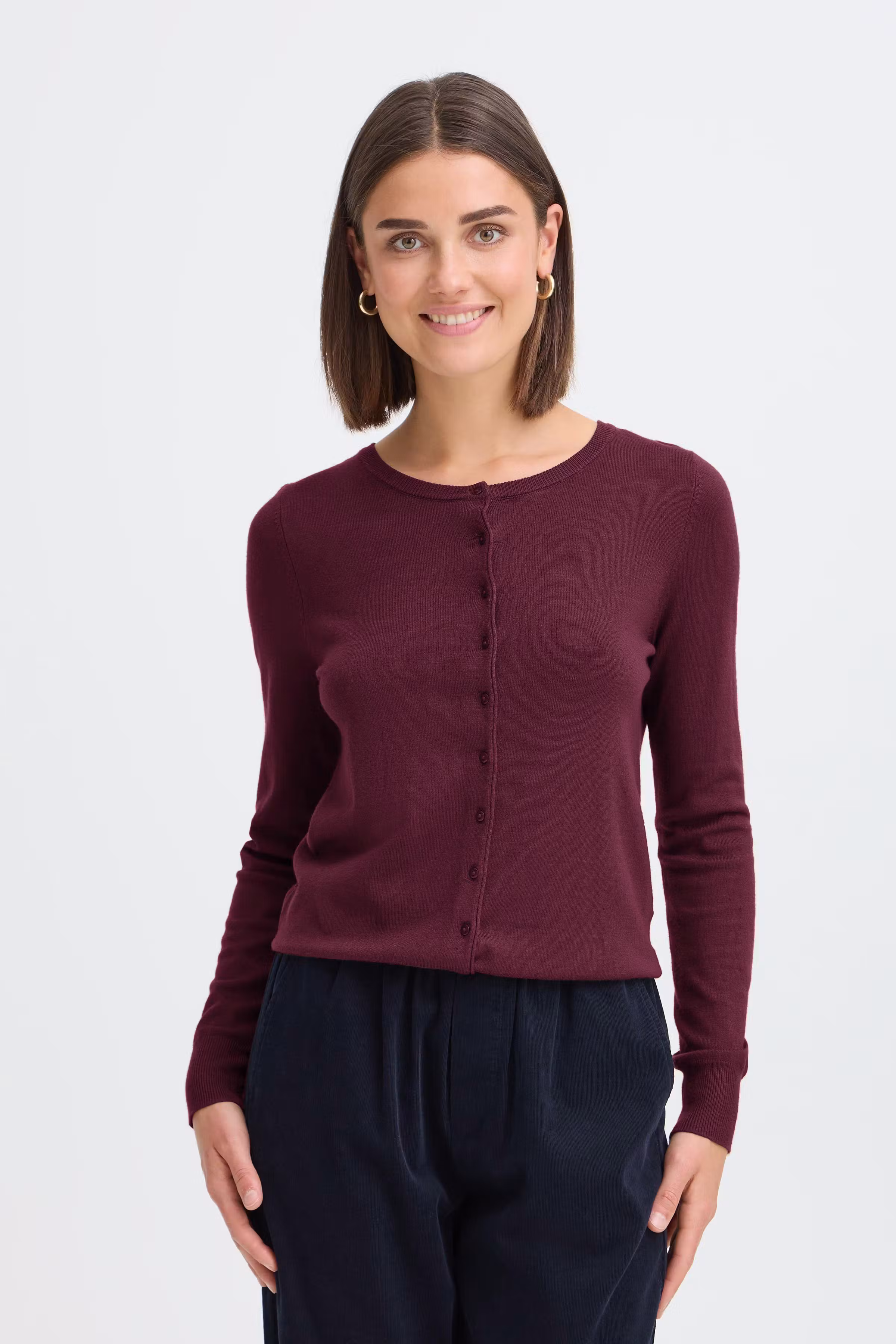 FRZUBASIC Cardigan LOOKBOOK FRONT 20604187-191321
