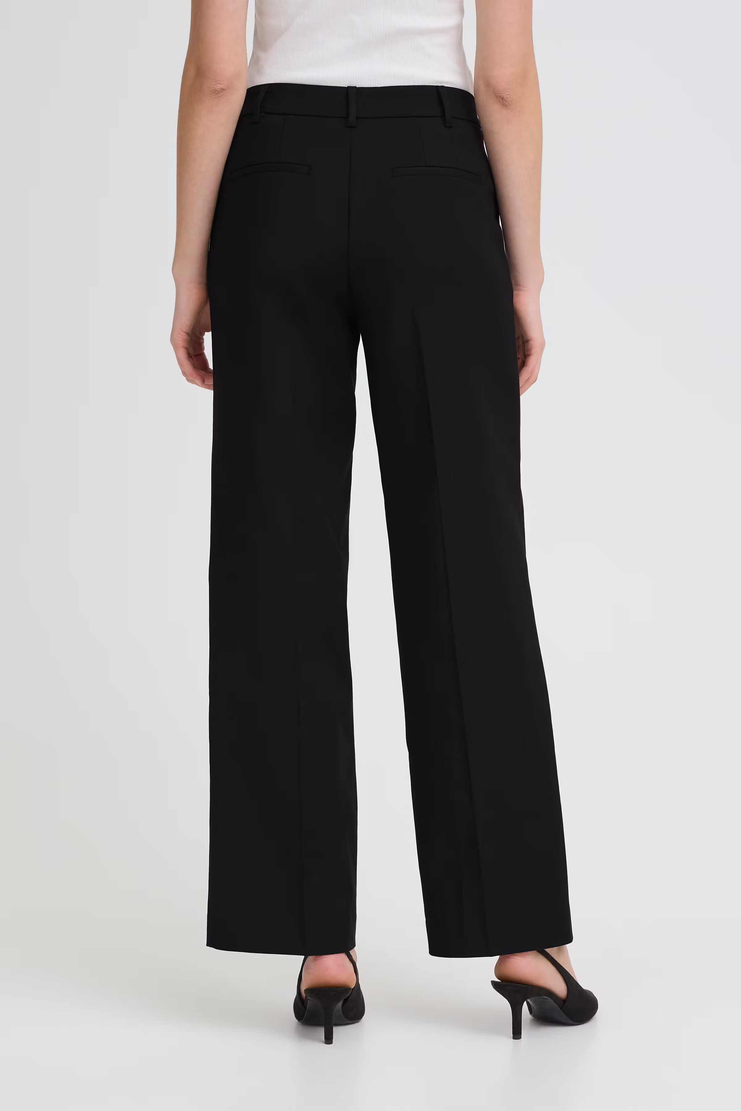 PZBINDY High Waist Wide Leg Bukser LOOKBOOK BACK 50210334-193911